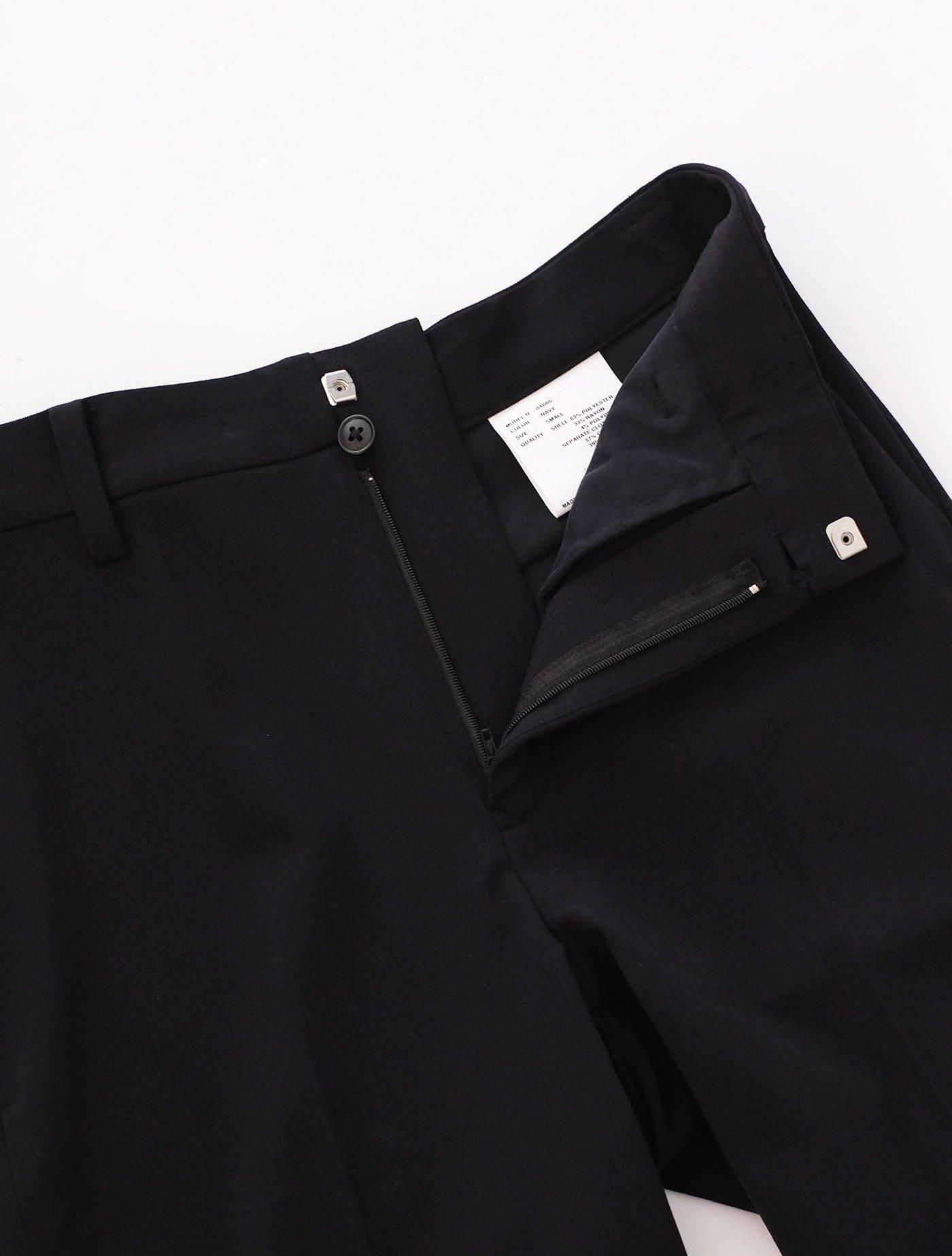 2wayパンツ FLARE STRAIGHT NAVY (YAECA)