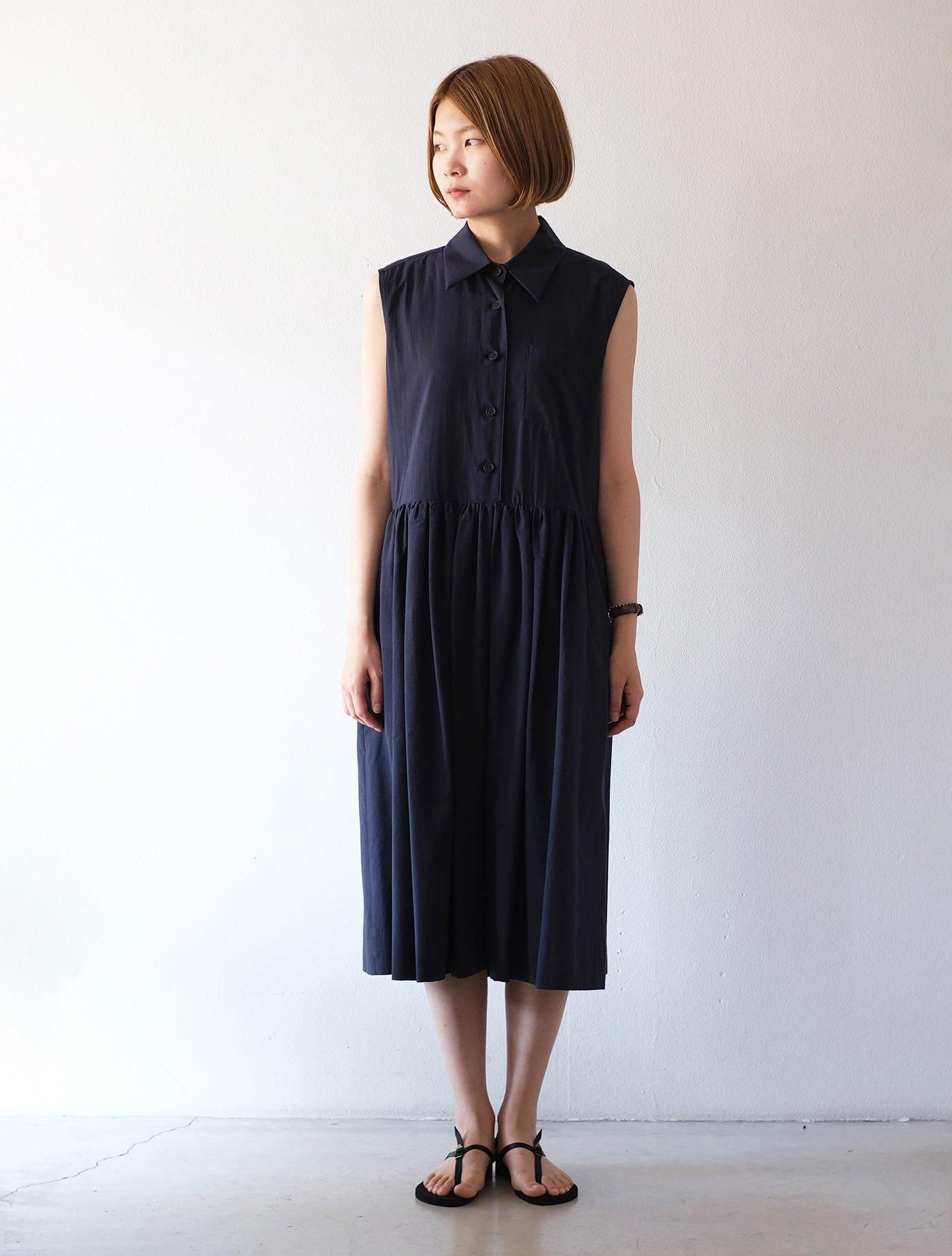 ワンピース ”No sleeve OP” navy (Lim home)