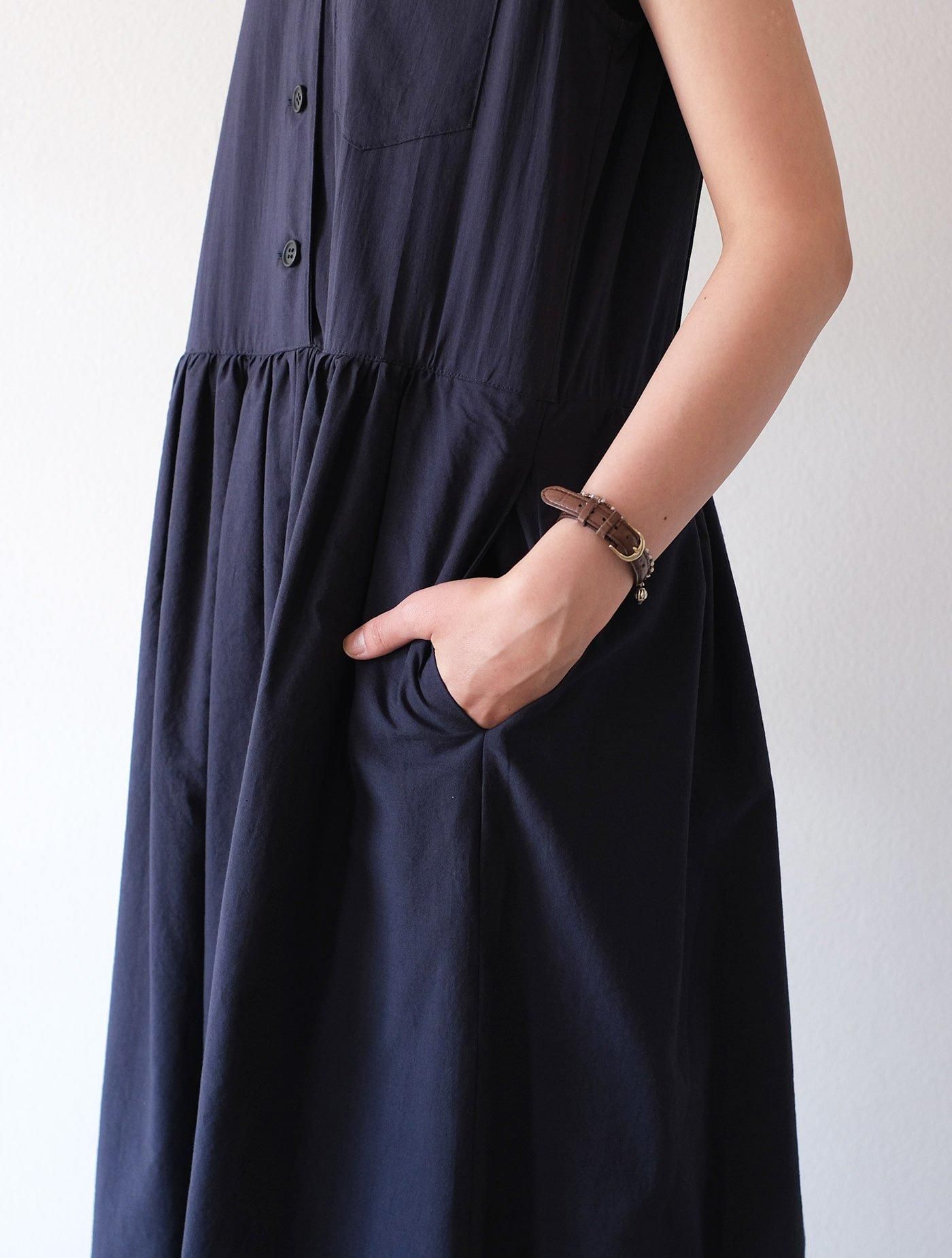 ワンピース ”No sleeve OP” navy (Lim home)