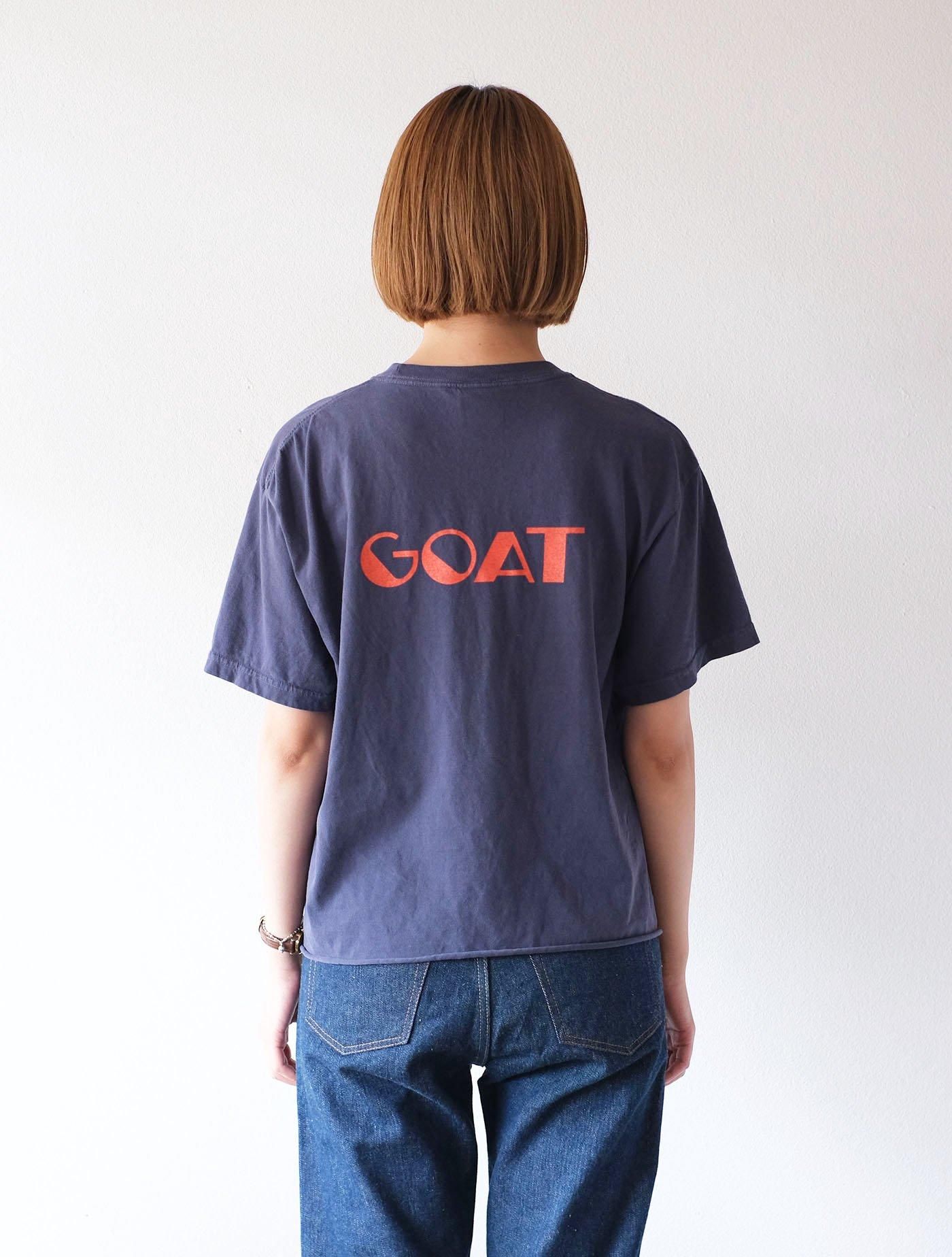 ガーメントダイ コンフォートカットオフT “WONDER Calif.” Navy x Vivid Orange (THE DAY ON THE BEACH)