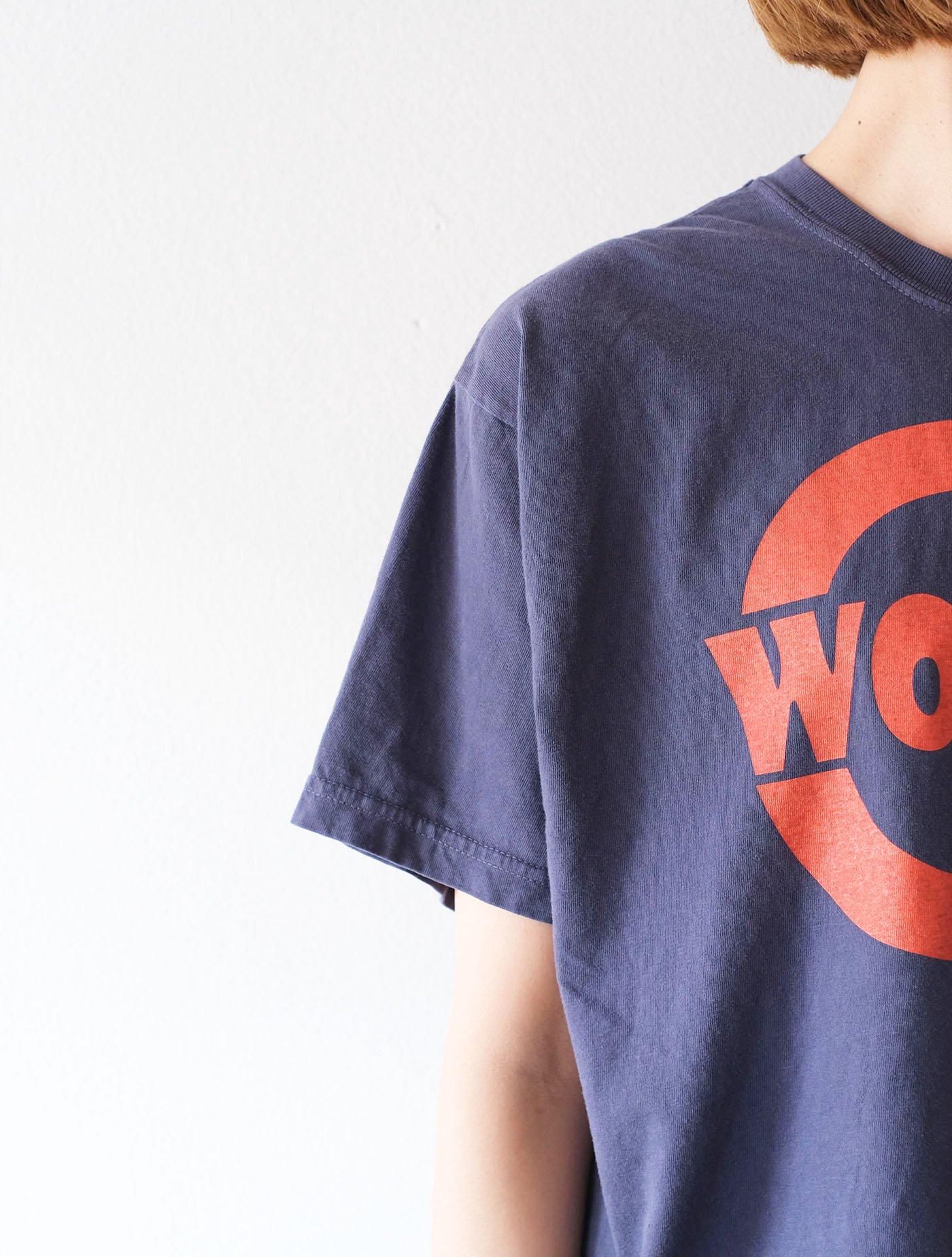 ガーメントダイ コンフォートカットオフT “WONDER Calif.” Navy x Vivid Orange (THE DAY ON THE BEACH)