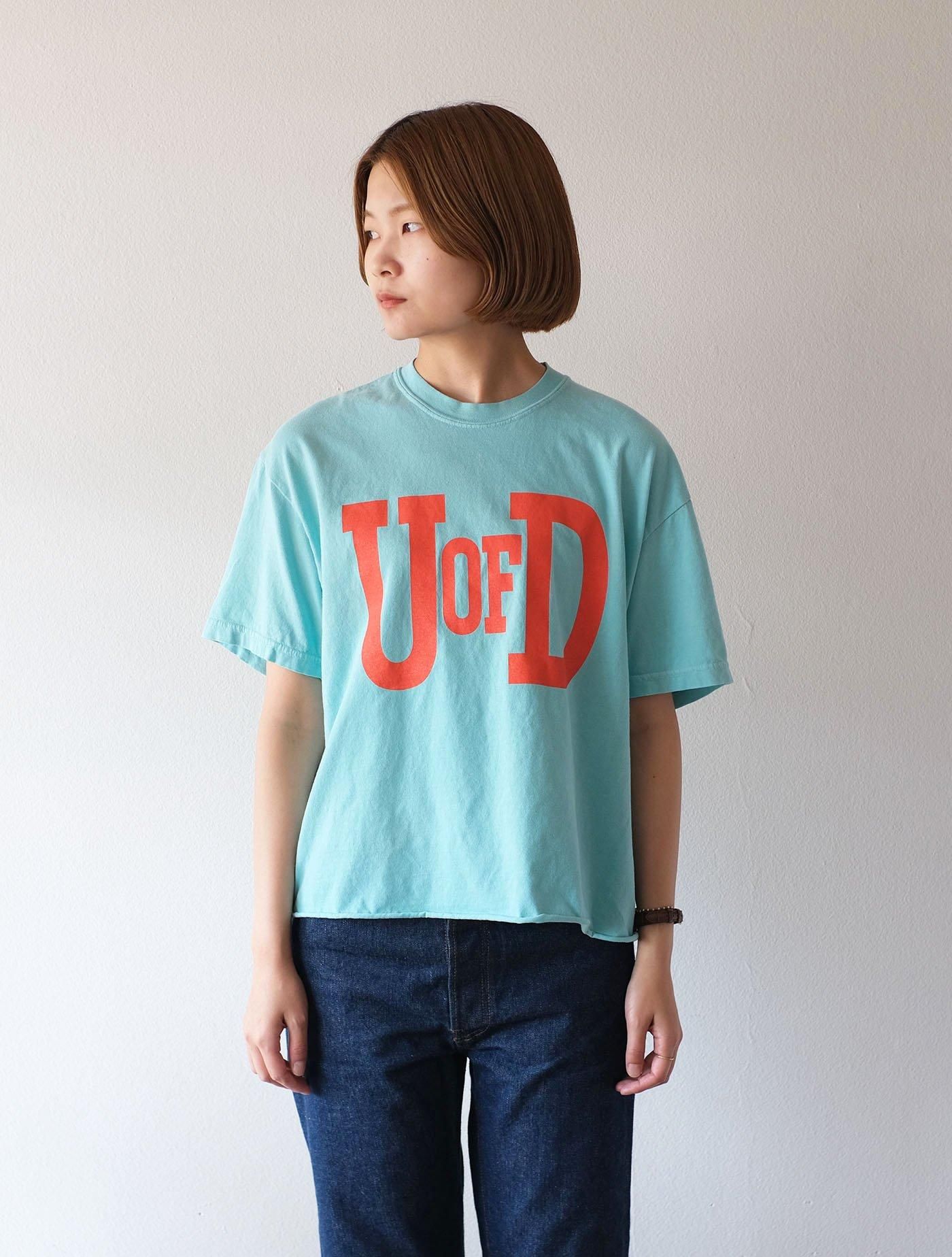 ガーメントダイ コンフォートカットオフT “U of D” (THE DAY ON THE BEACH)