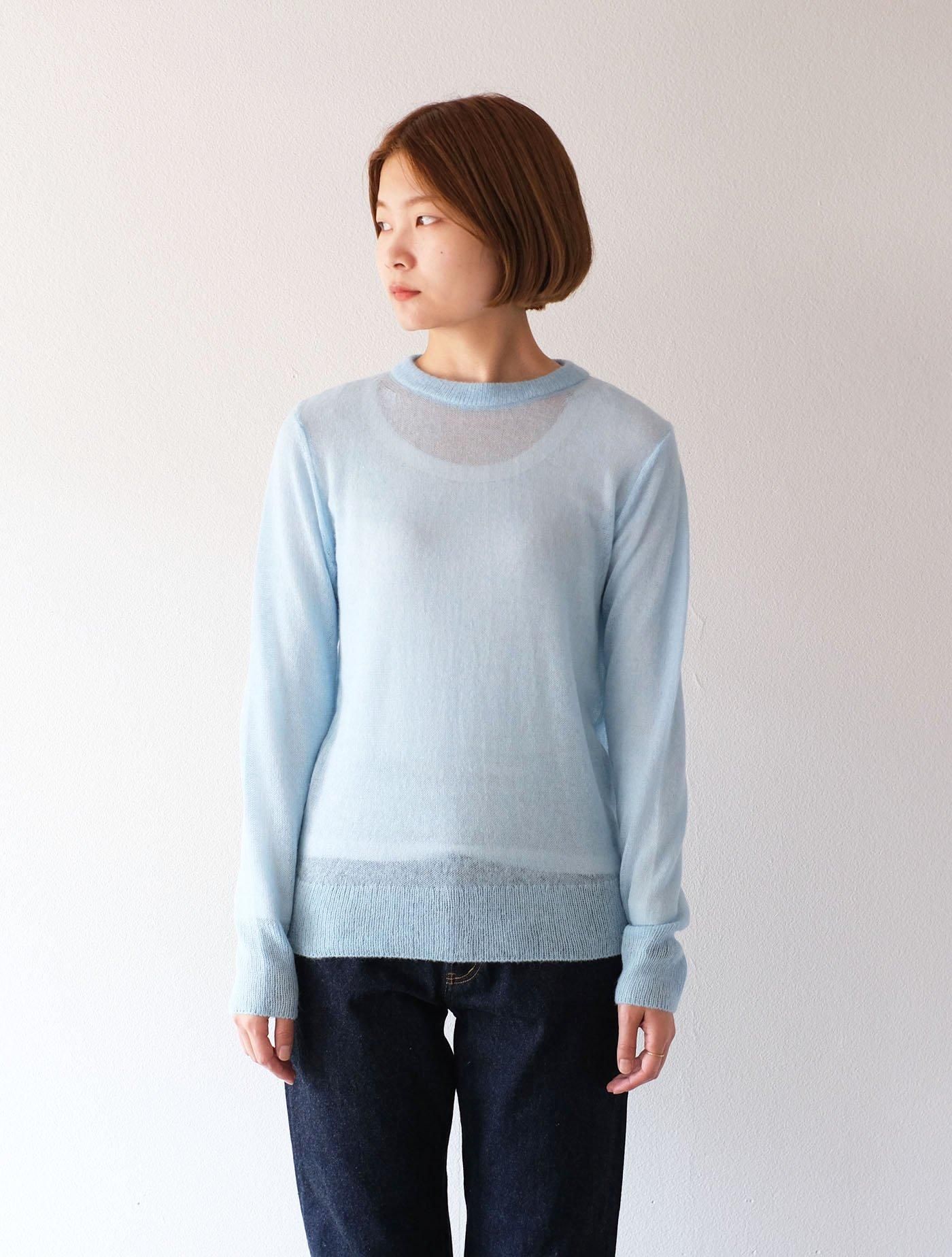 ベビーアルパカプルオーバー Sky Blue (babaco)