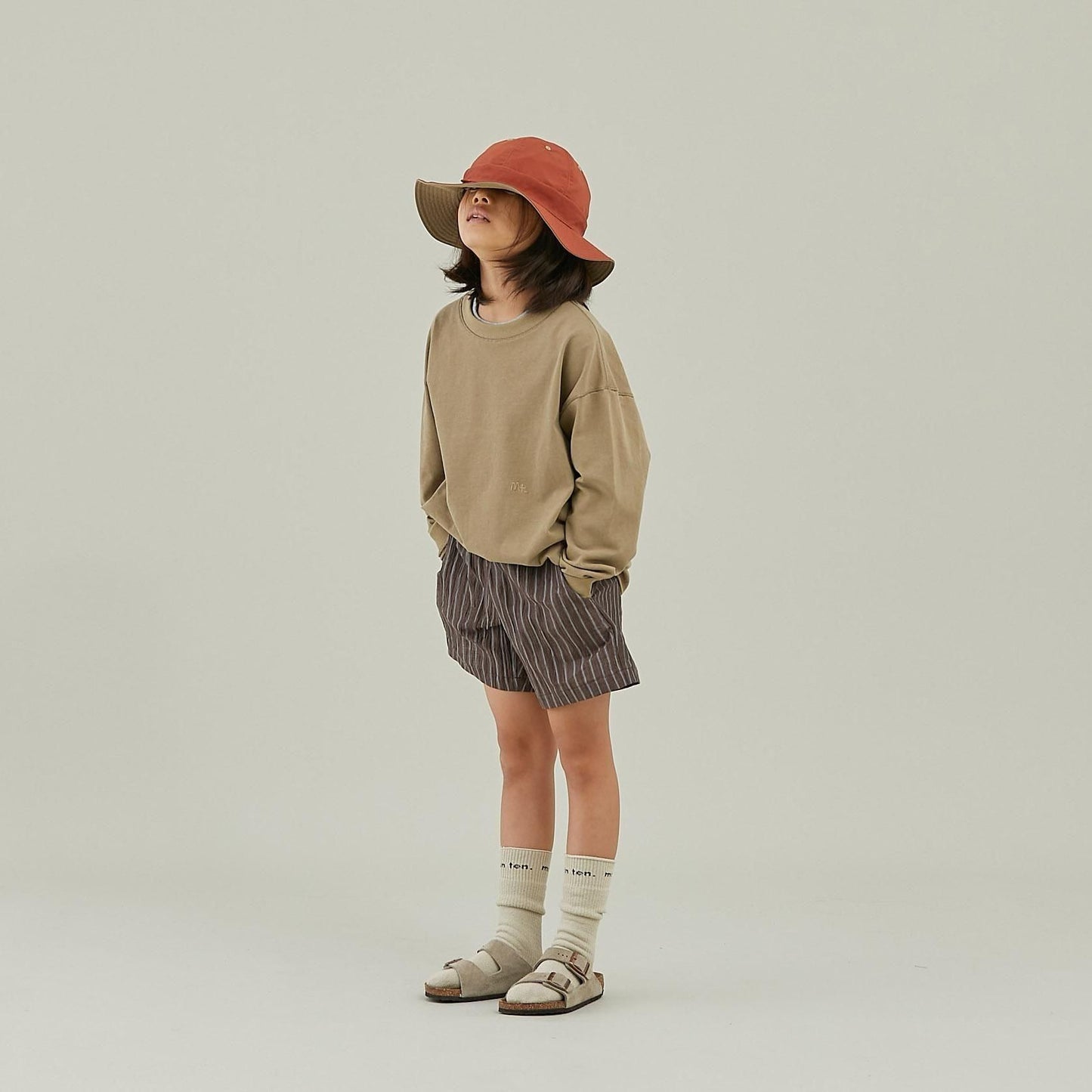 linen blend shorts (MOUN TEN.)