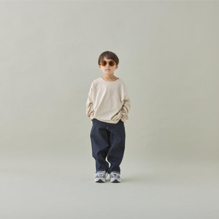 wide cropped jeans (MOUN TEN.)