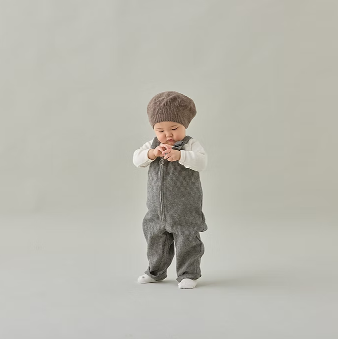 cotton tweed salopette(MOUN TEN.)