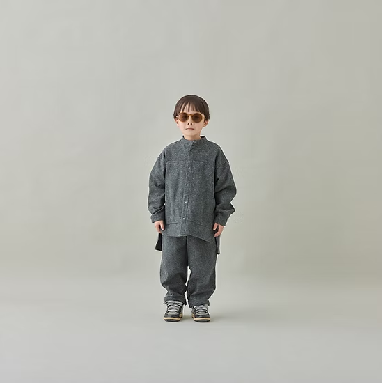 cotton tweed easy pants (MOUN TEN.)