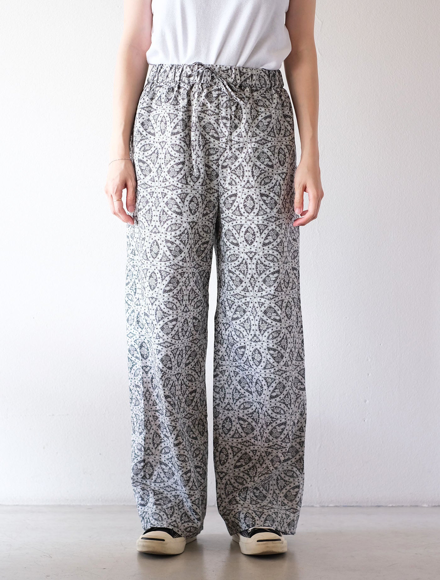 パンツ "LIBERTY EASY PANTS" black (Lim home)