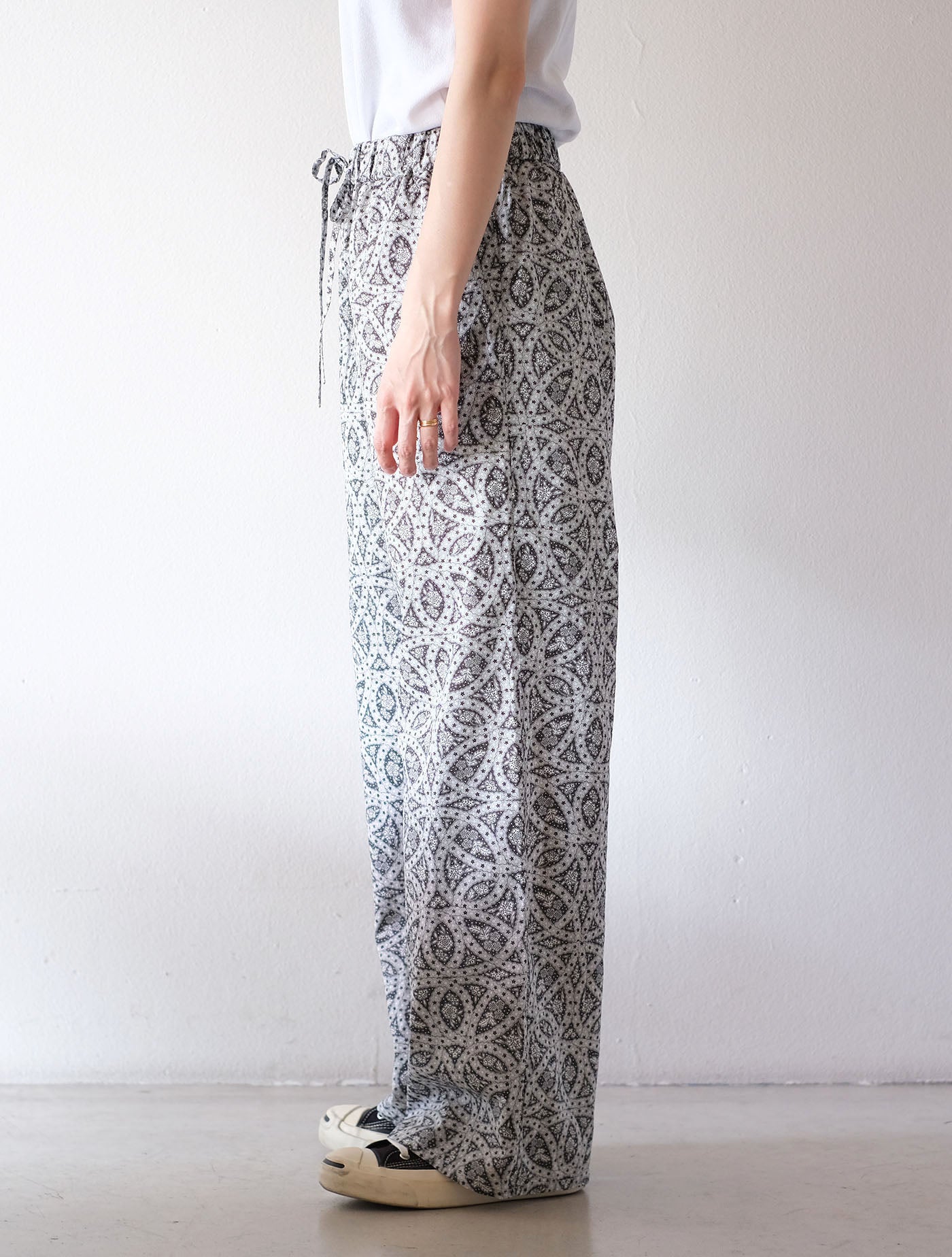 パンツ "LIBERTY EASY PANTS" black (Lim home)