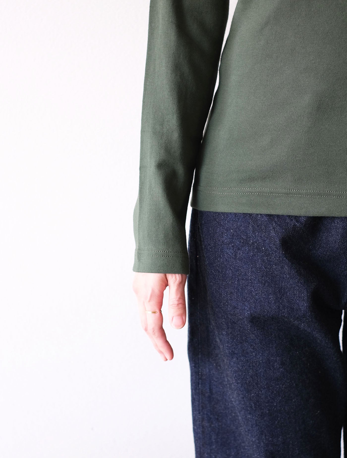 ボートネック ロングスリーブTシャツ “CAVOLFIORE” (gicipi)