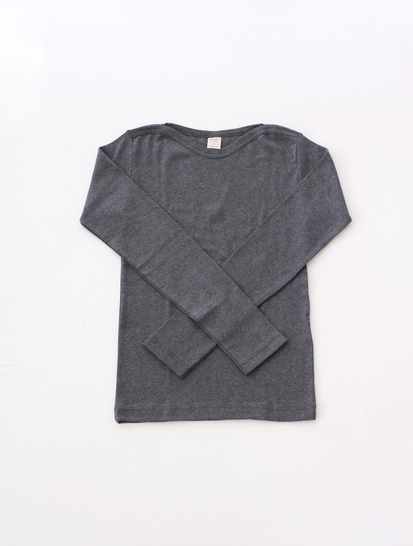 ボートネック ロングスリーブTシャツ “CAVOLFIORE” (gicipi)