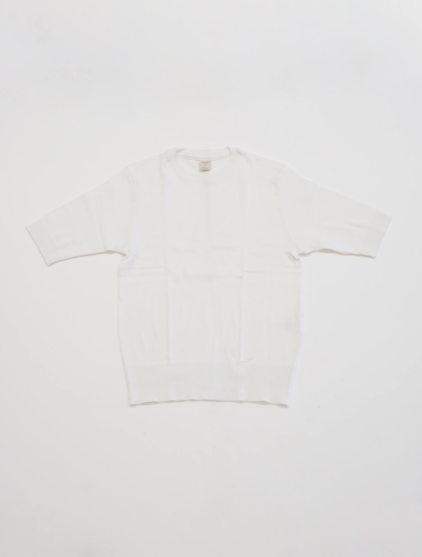 ショートスリーブコットンニットソー "ARGENTO" (gicipi)