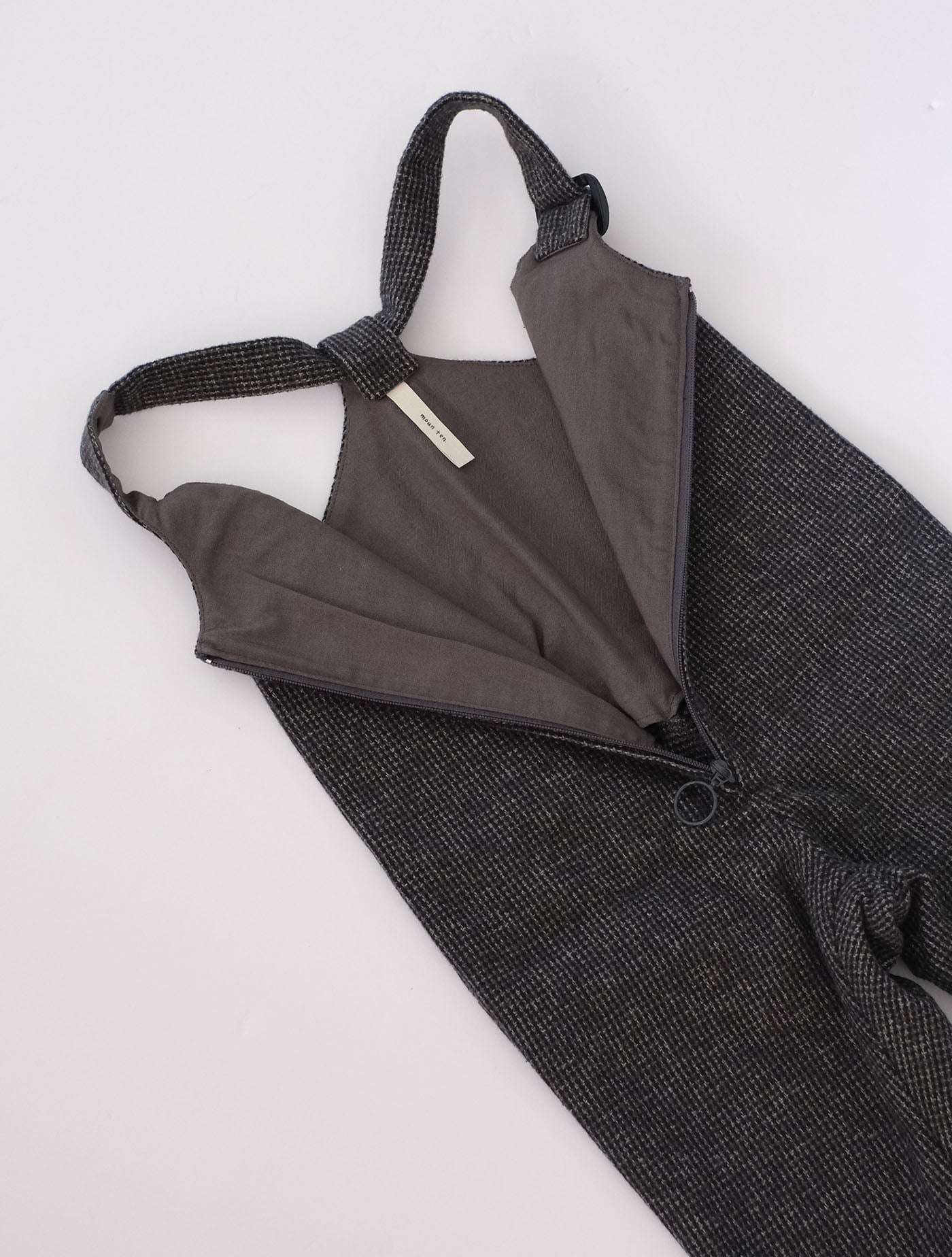 cotton tweed salopette(MOUN TEN.)