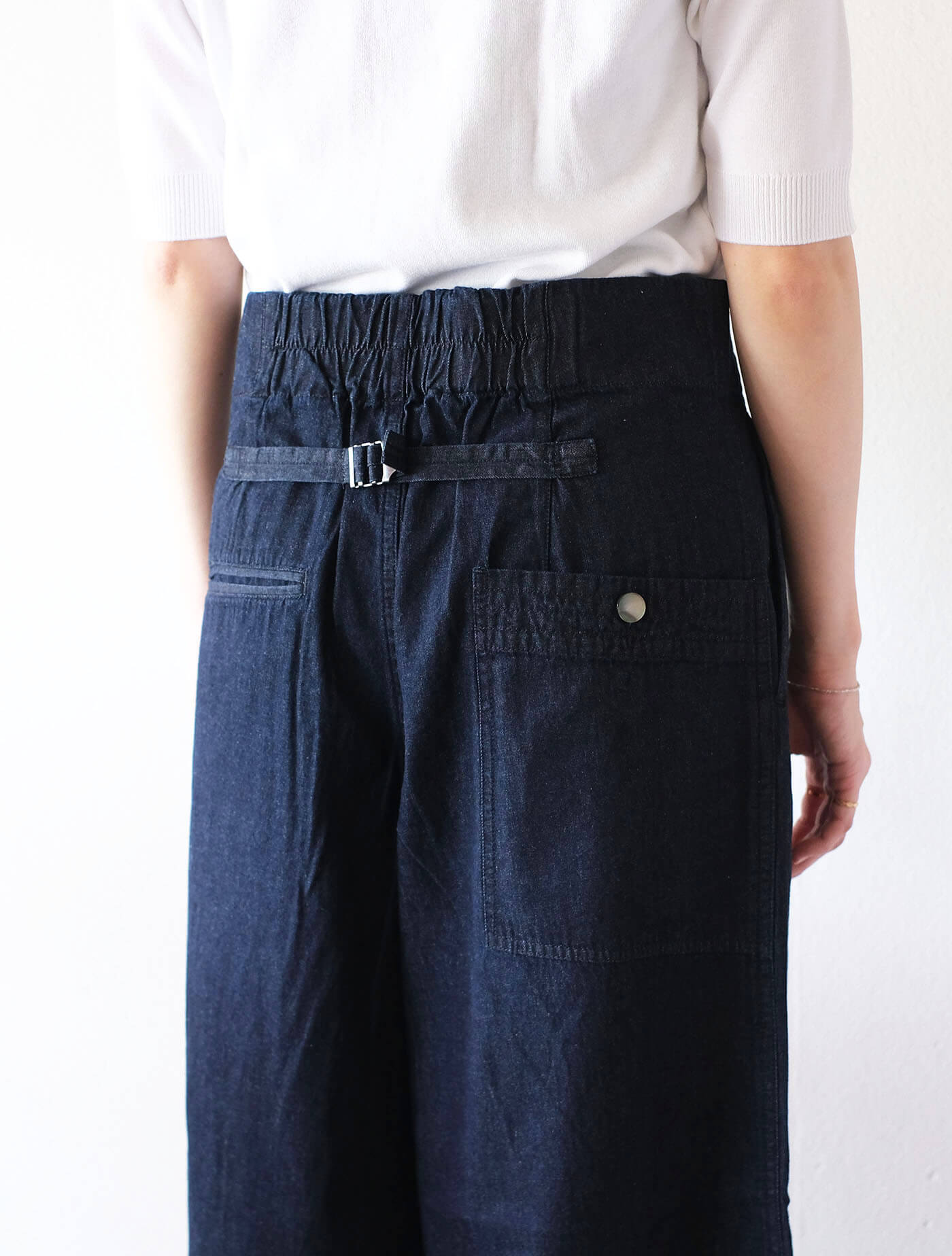 バギーのタックパンツ DENIM (CHEVAL plus)