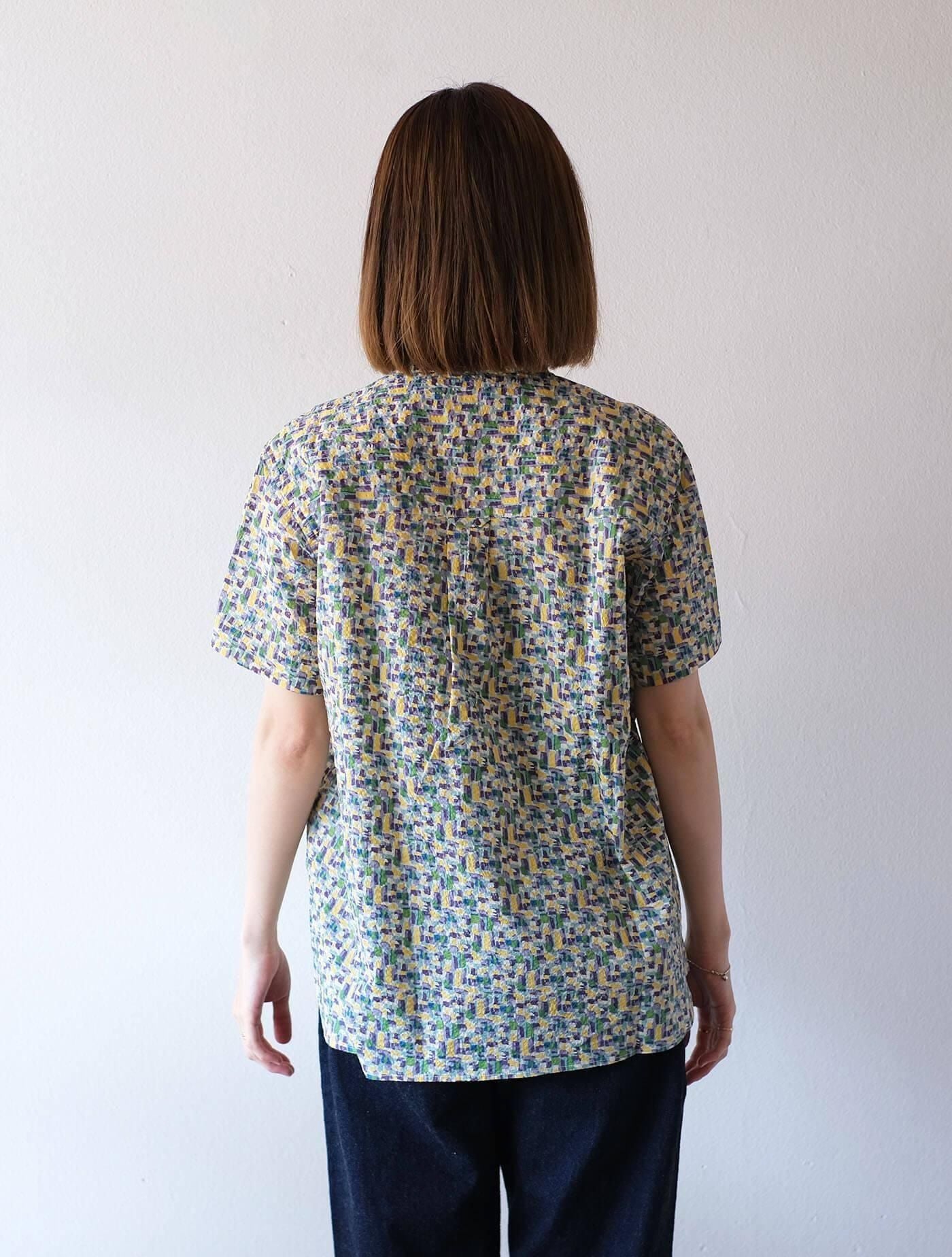シャツ "pull over henry shirt(multi)" (Lim home)