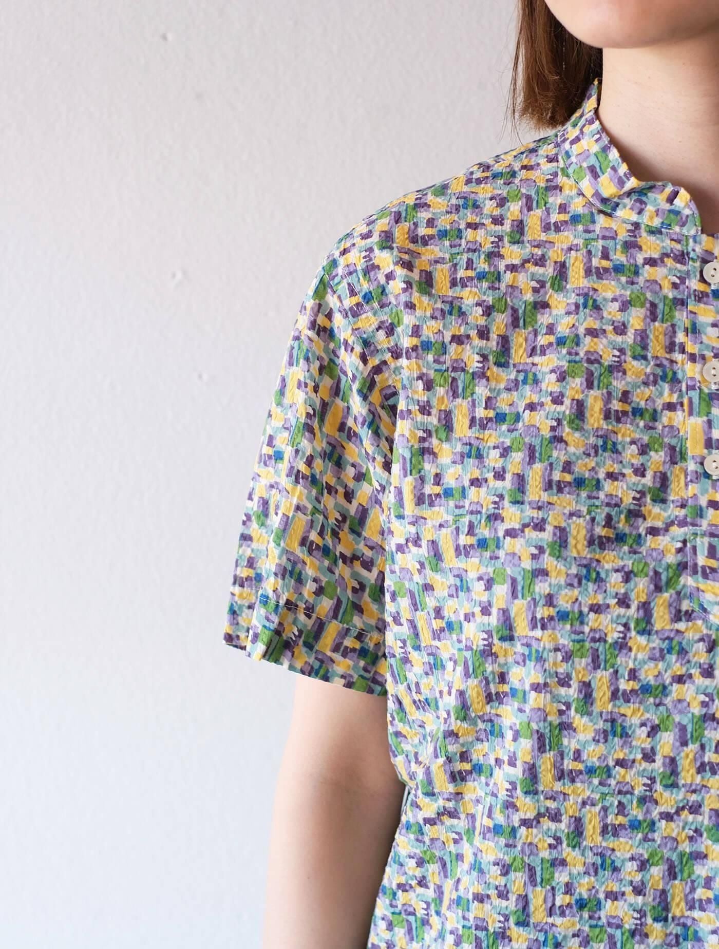 シャツ "pull over henry shirt(multi)" (Lim home)