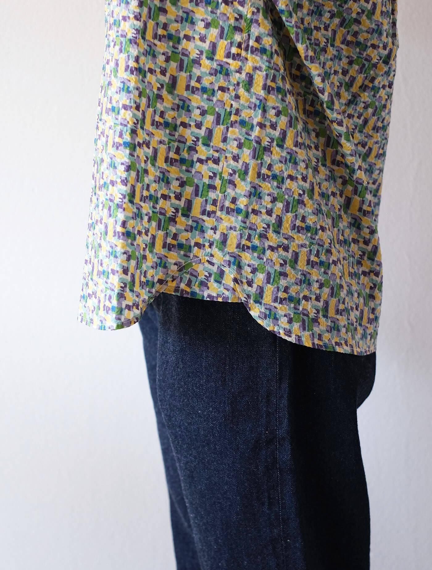 シャツ "pull over henry shirt(multi)" (Lim home)