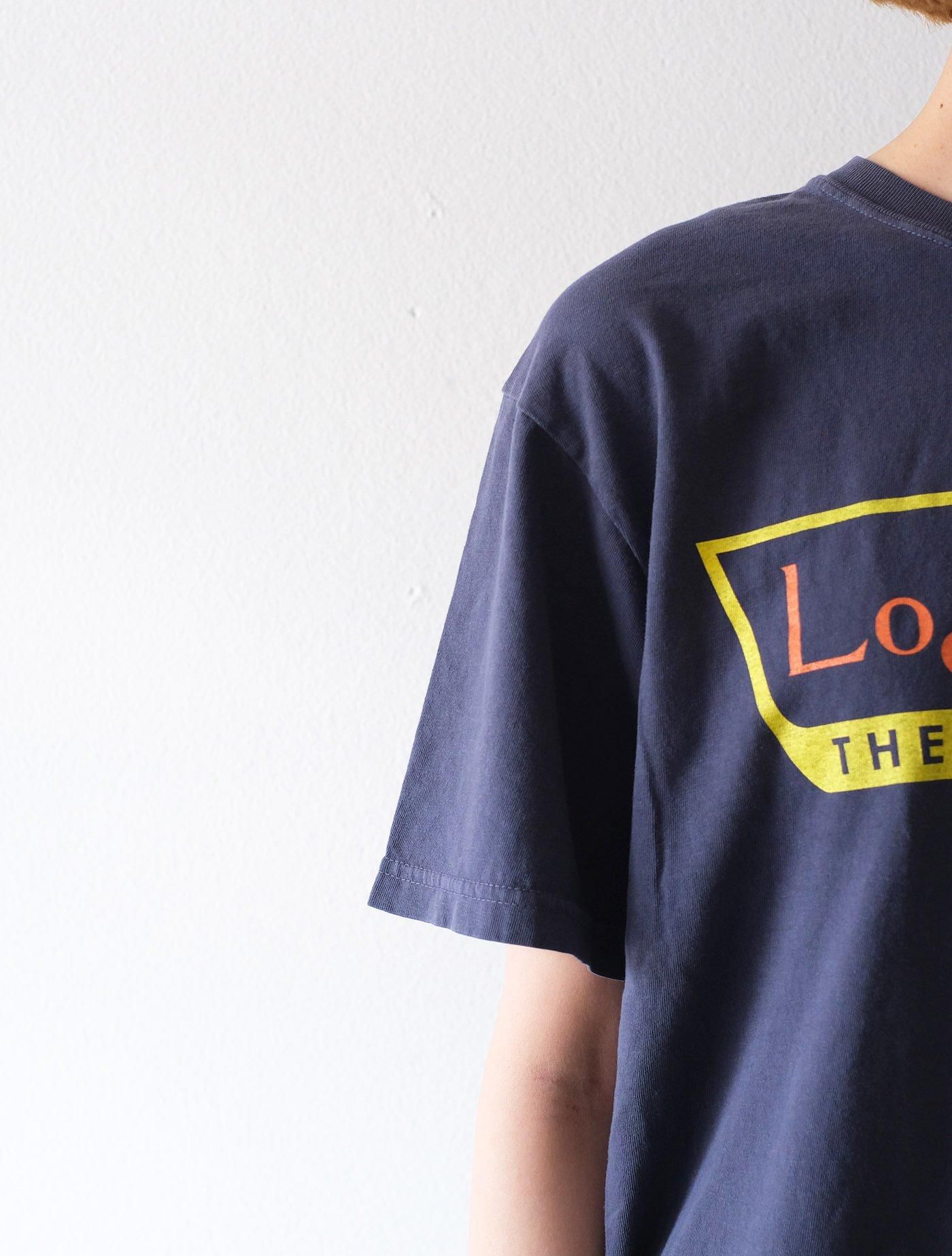 ガーメントダイ コンフォートカットオフT "BIG ORANGE"  Navy × Yellow/Orange (THE DAY ON THE BEACH)