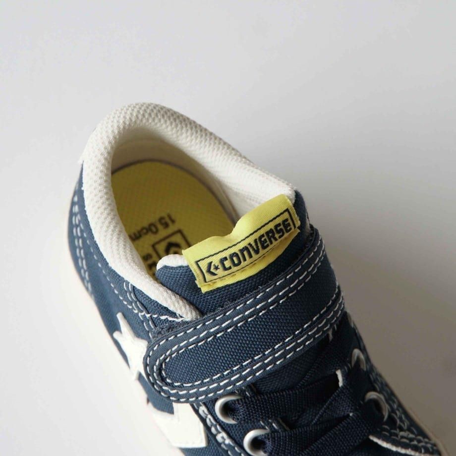 KID'S BREAKSTAR SK V-1 OX NAVY×LIME (CONVERSE) 19～22cm