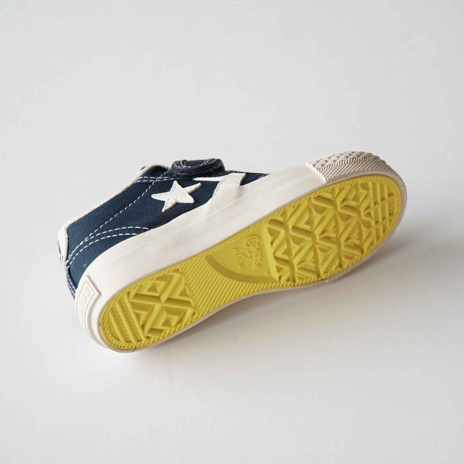 KID'S BREAKSTAR SK V-1 OX NAVY×LIME (CONVERSE) 19～22cm