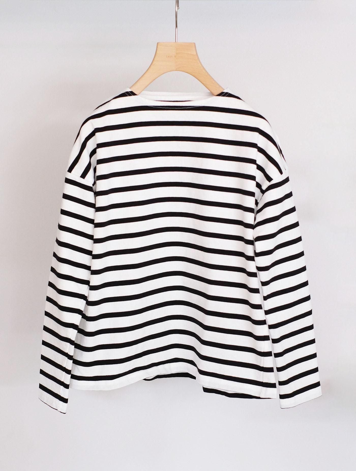 カットソー "drop shoulder boat neck L/S" (Lim home)