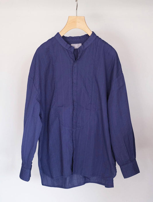 シャツ "flap shirt 切替 (後染)" (Lim home)