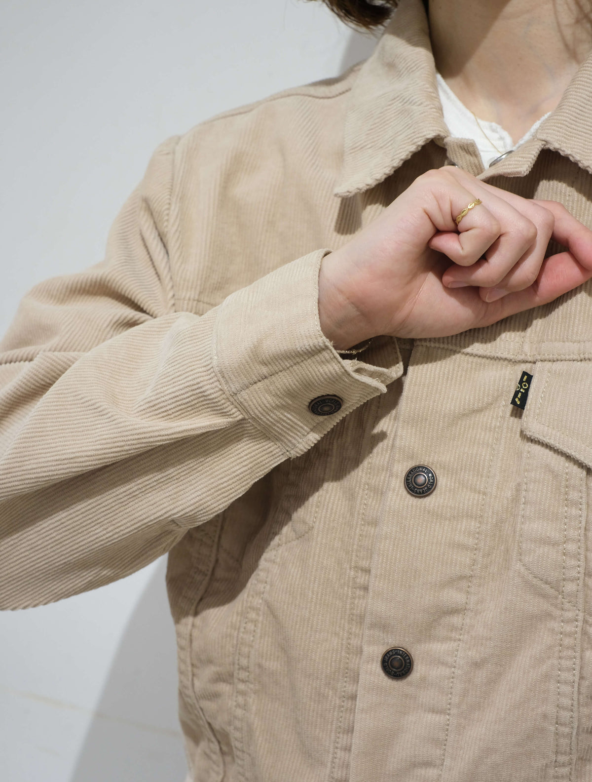 CORDUROY JKT (NECESSARY OR UNNECESSARY)
