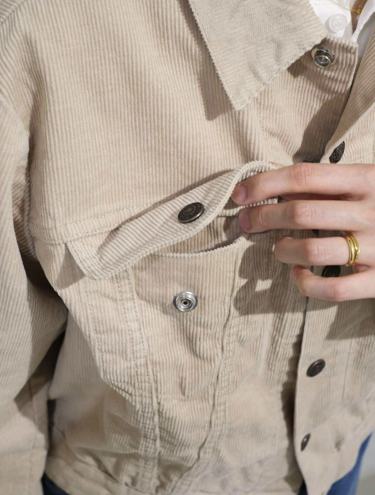 CORDUROY JKT (NECESSARY OR UNNECESSARY)