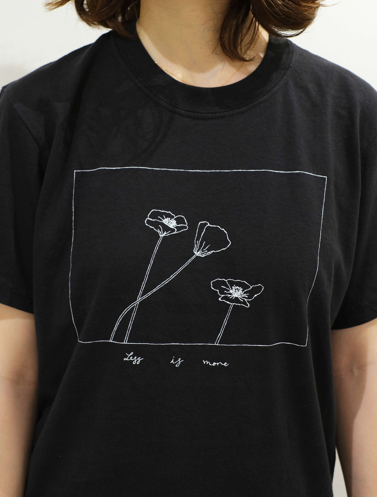 プリントTee "Less is more" (Yuta Yamanaka)