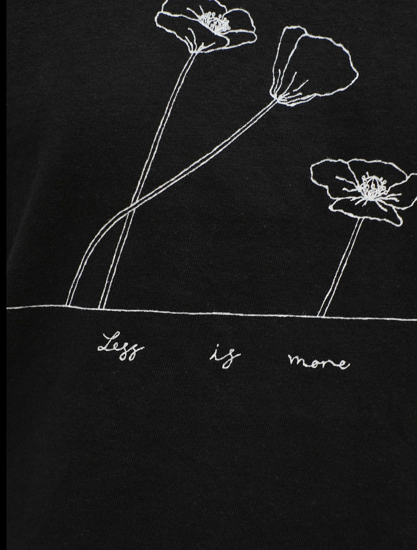 プリントTee "Less is more" (Yuta Yamanaka)