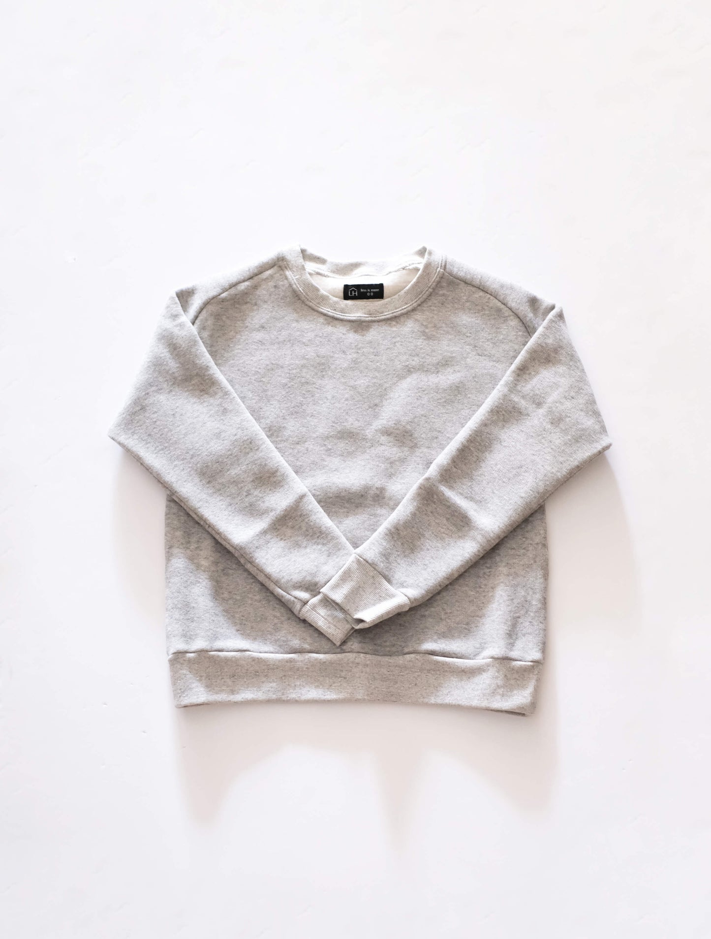 スウェット "freedom sleeve sweat 裏起毛” (Lim home)