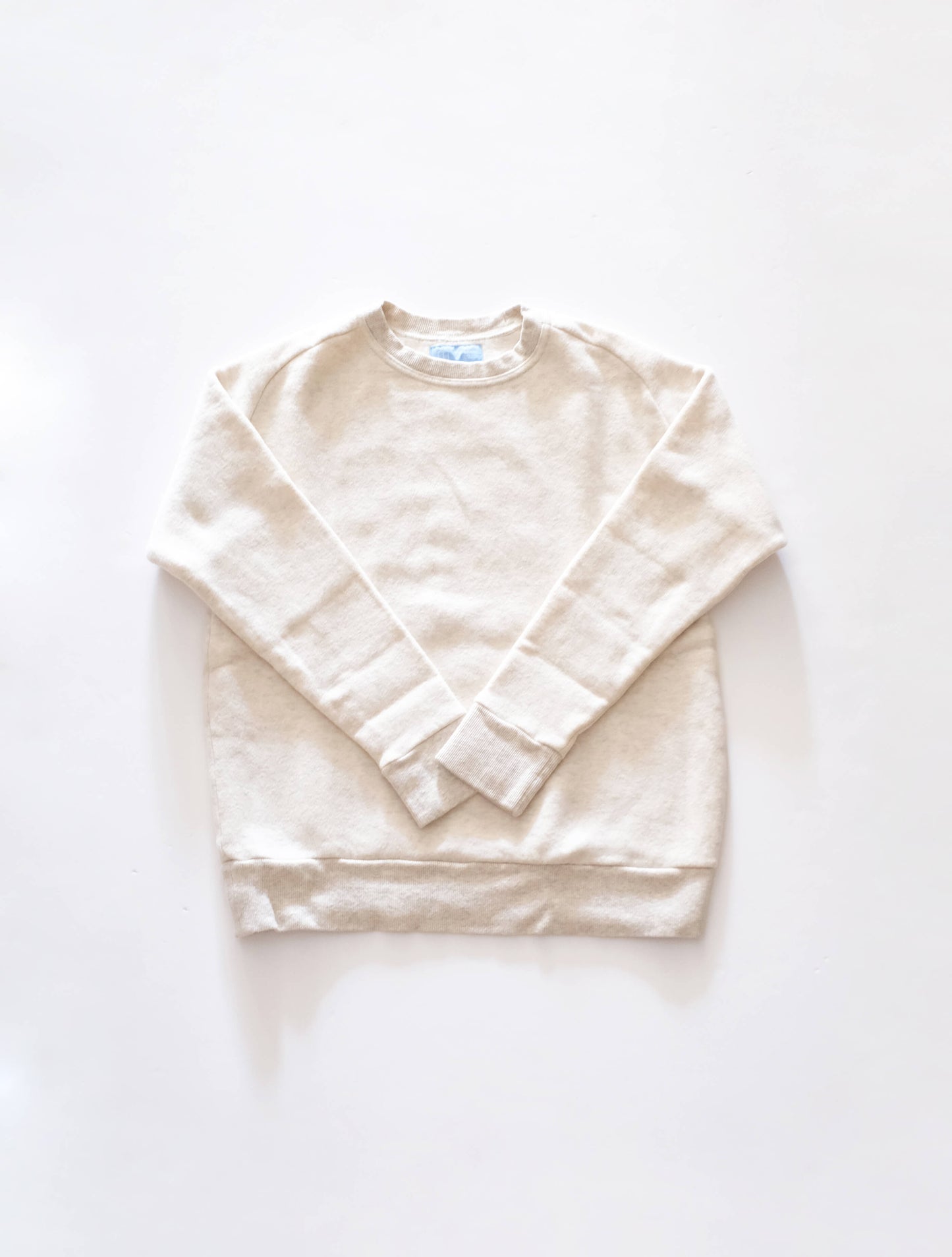 スウェット "freedom sleeve sweat 裏起毛” (Lim home)