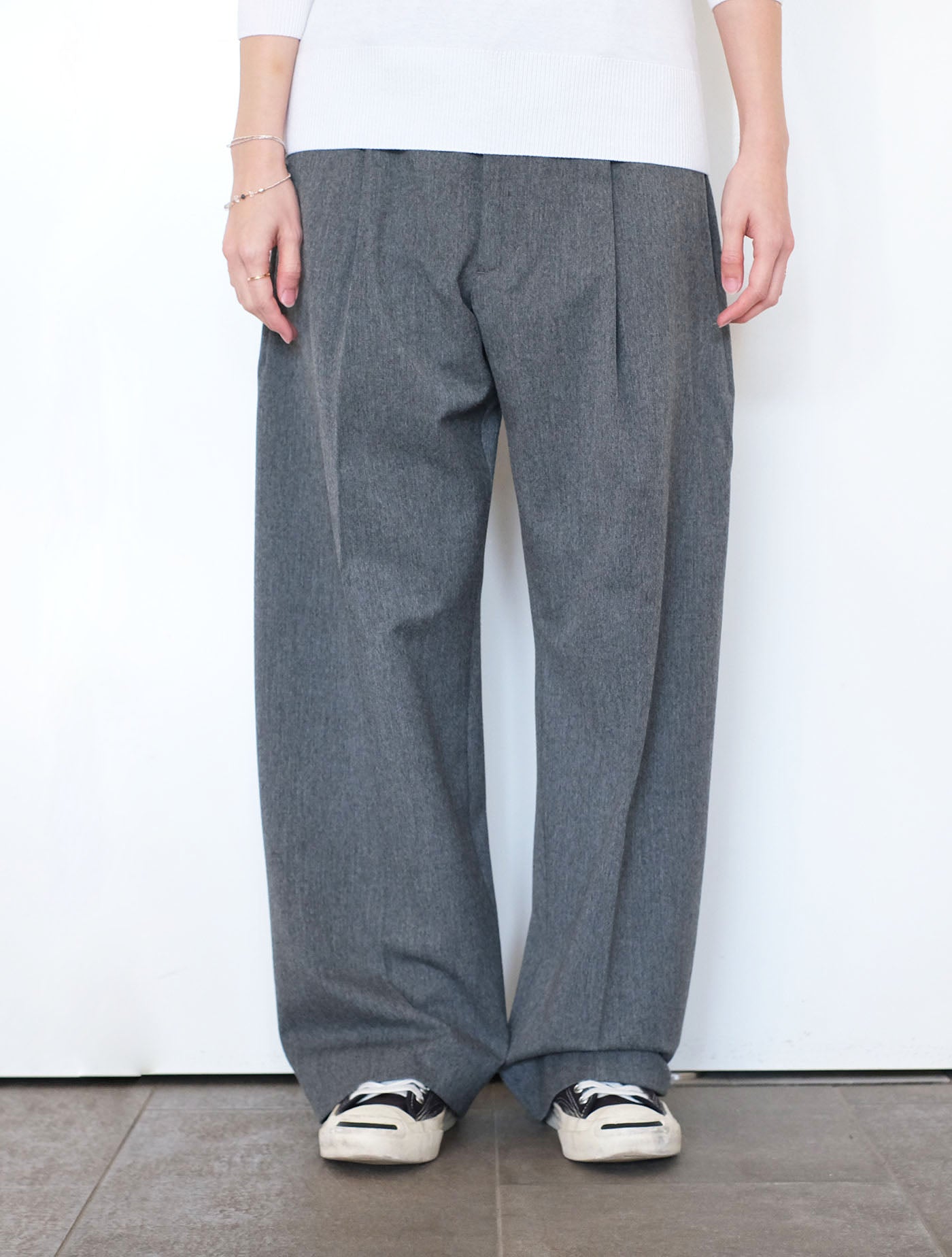 2WAYタックワイドパンツ (YAECA)