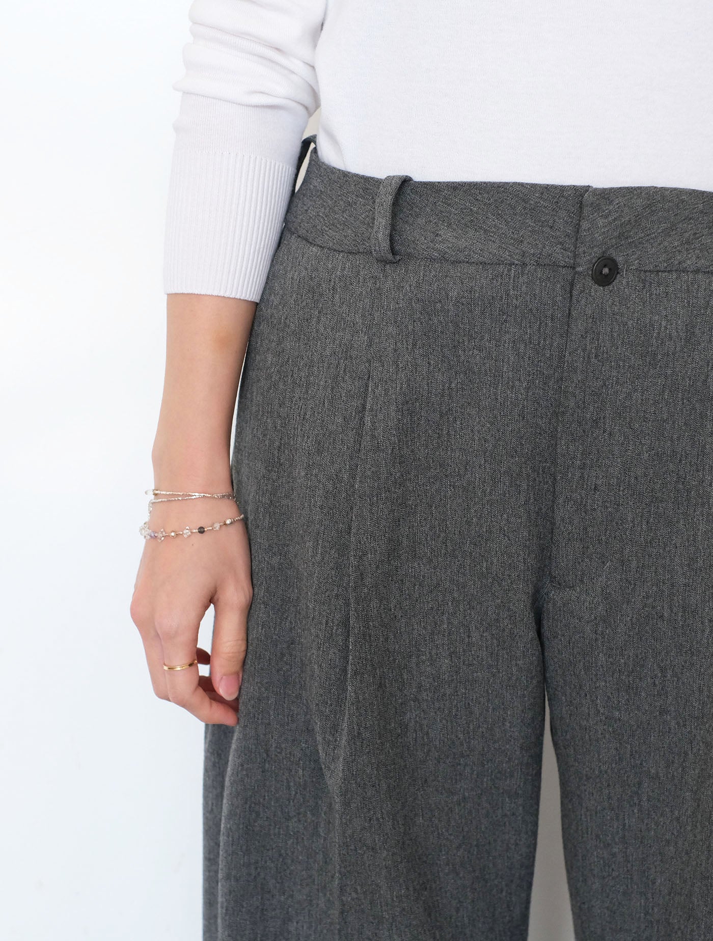 2WAYタックワイドパンツ (YAECA)