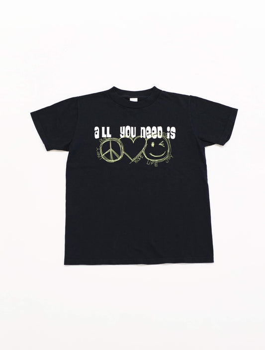 プリントTee "all you need is LOVE" (Cafune)