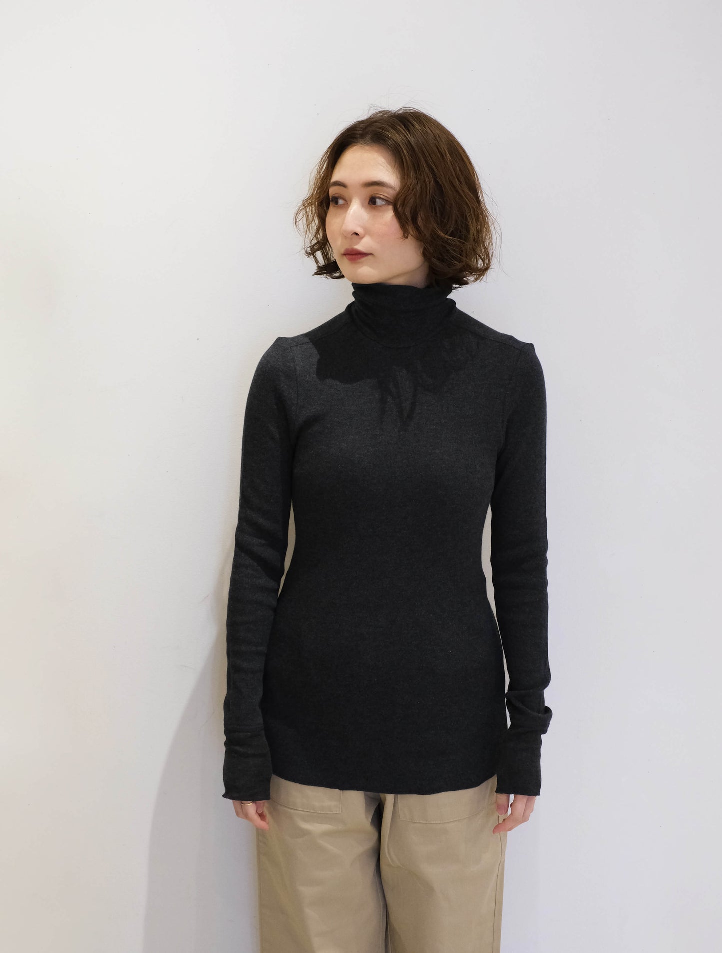 タイト ハイネック ロングT (1dozen)