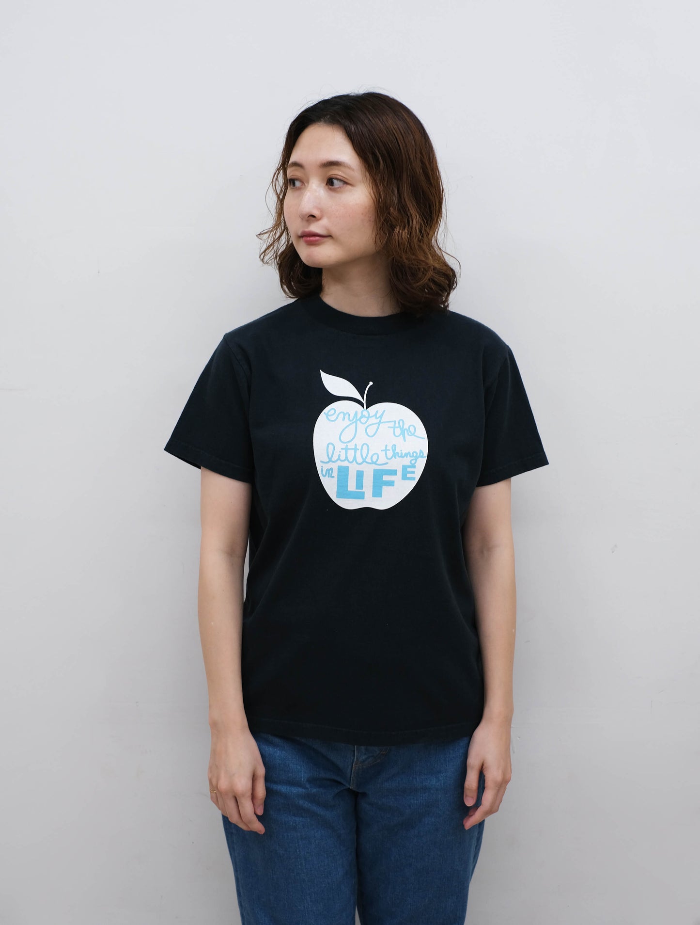 プリントTee "apple" (Cafune)
