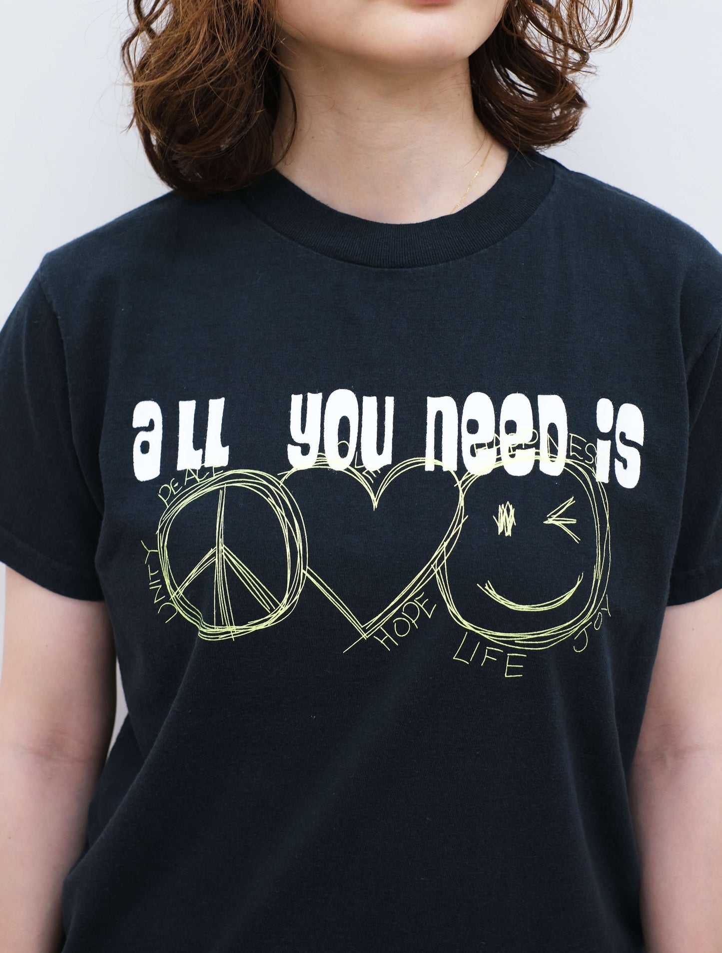 プリントTee "all you need is LOVE" (Cafune)