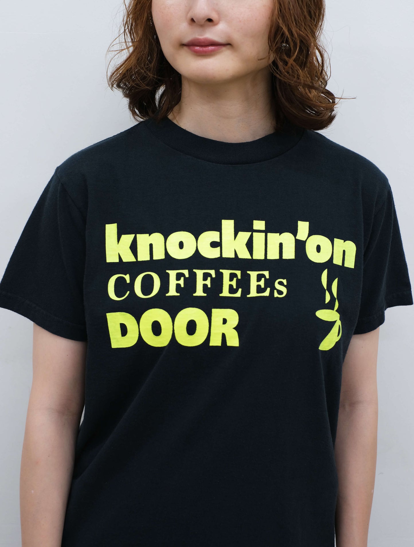 プリントTee "knockin' on coffees door" (Cafune)