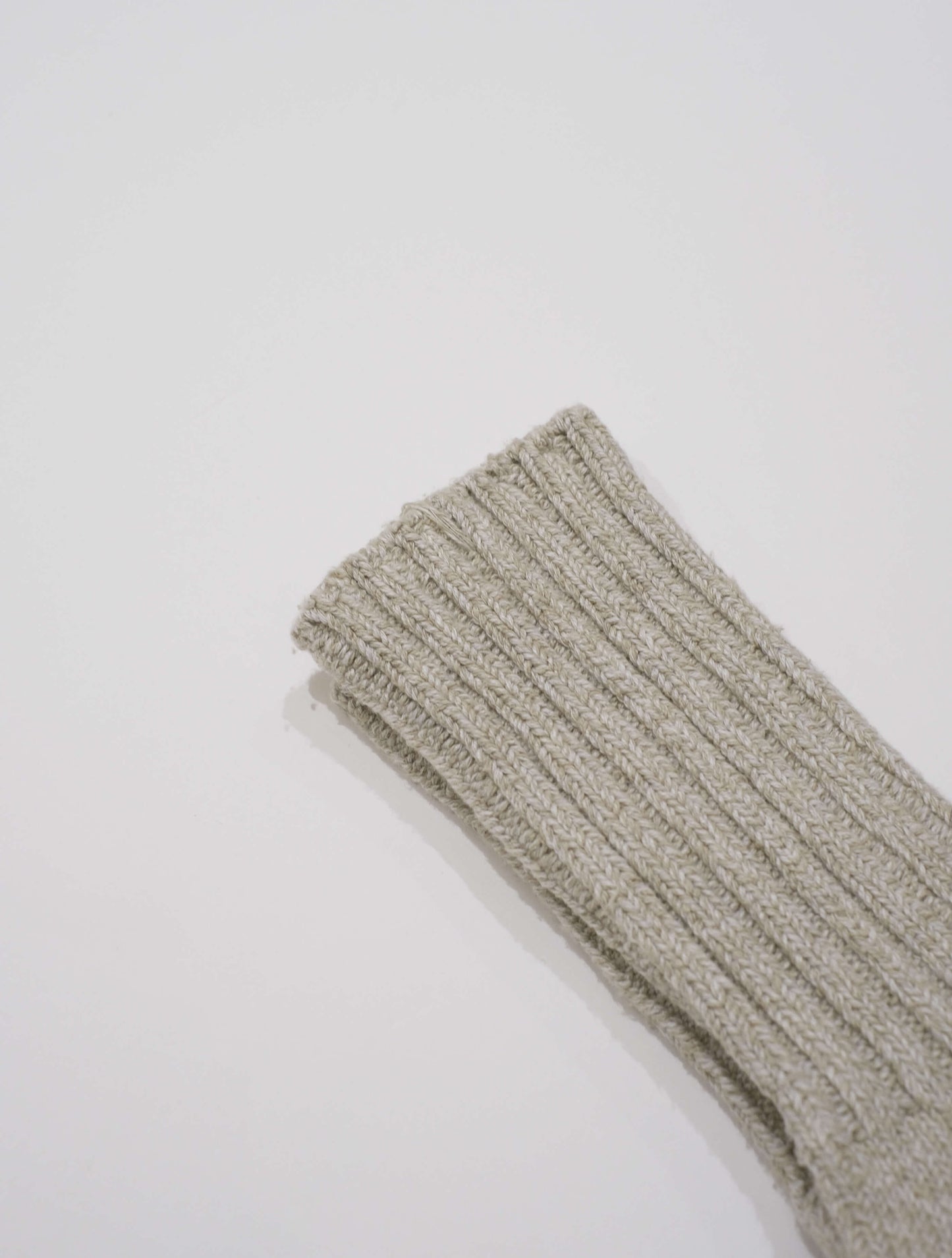 コットンシルクリブソックス (YAECA)