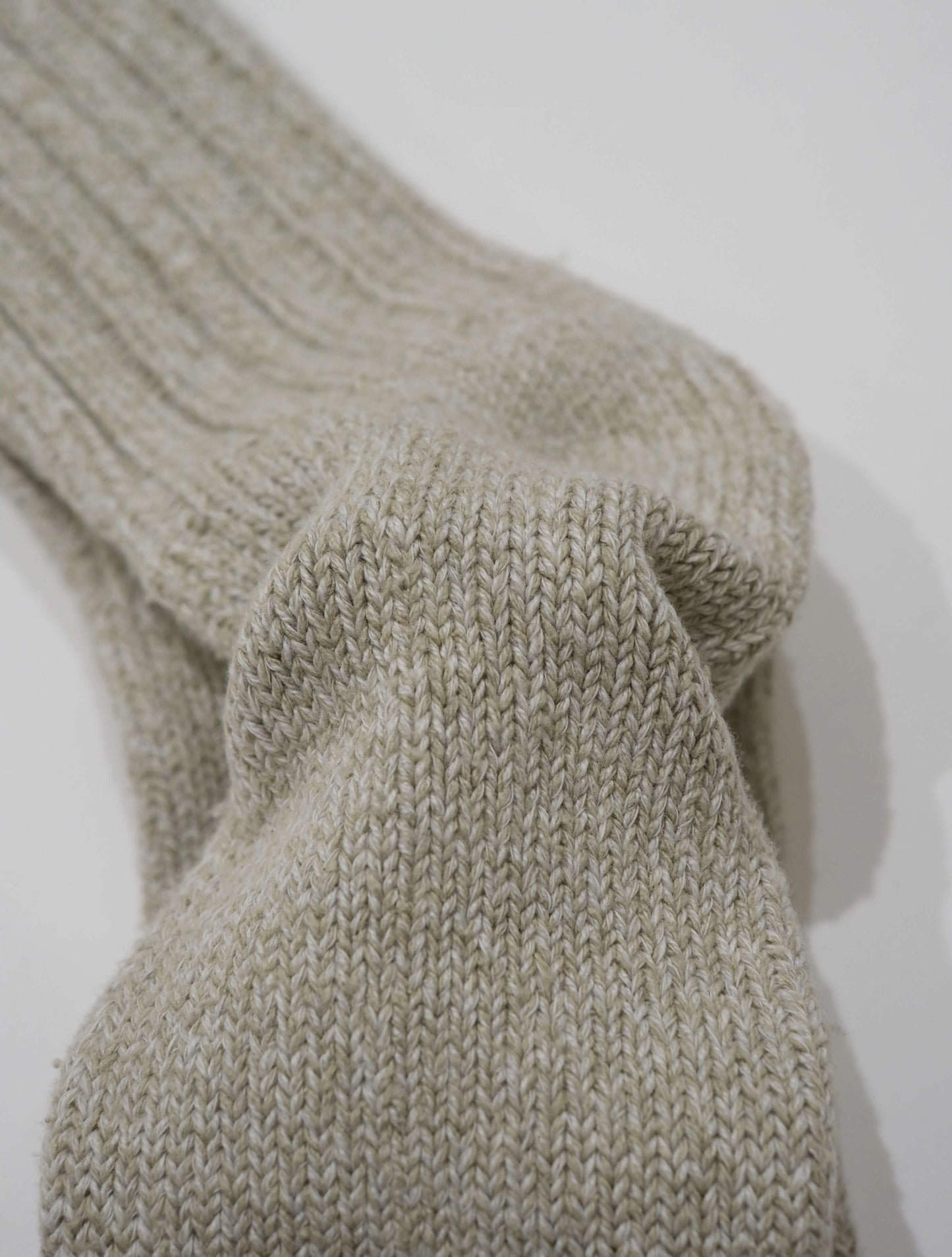 コットンシルクリブソックス (YAECA)