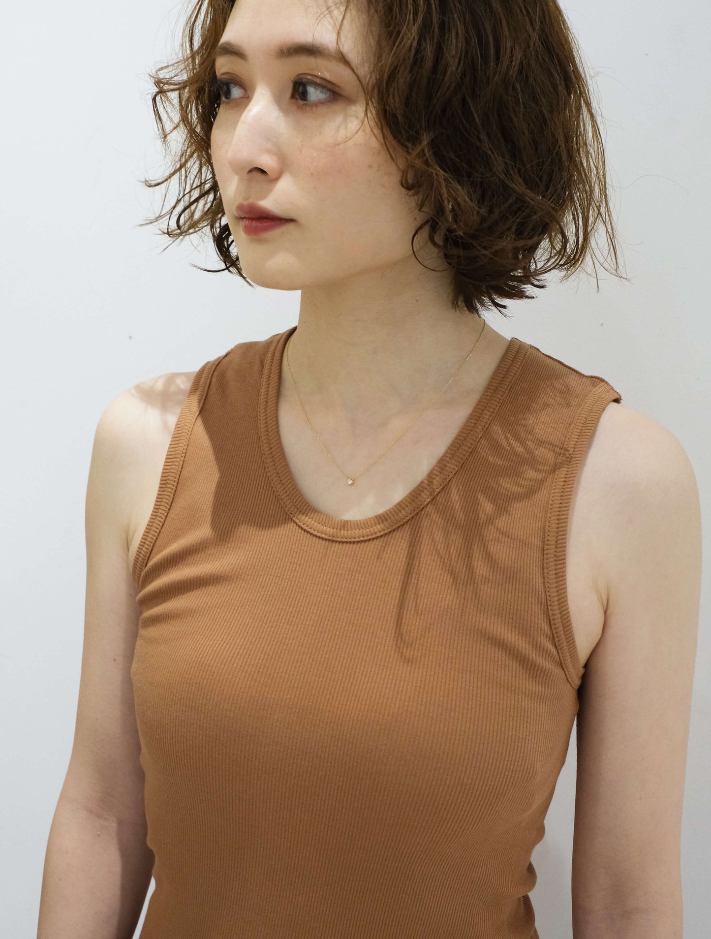 オーガニックコットンリブタンクトップ (1dozen)