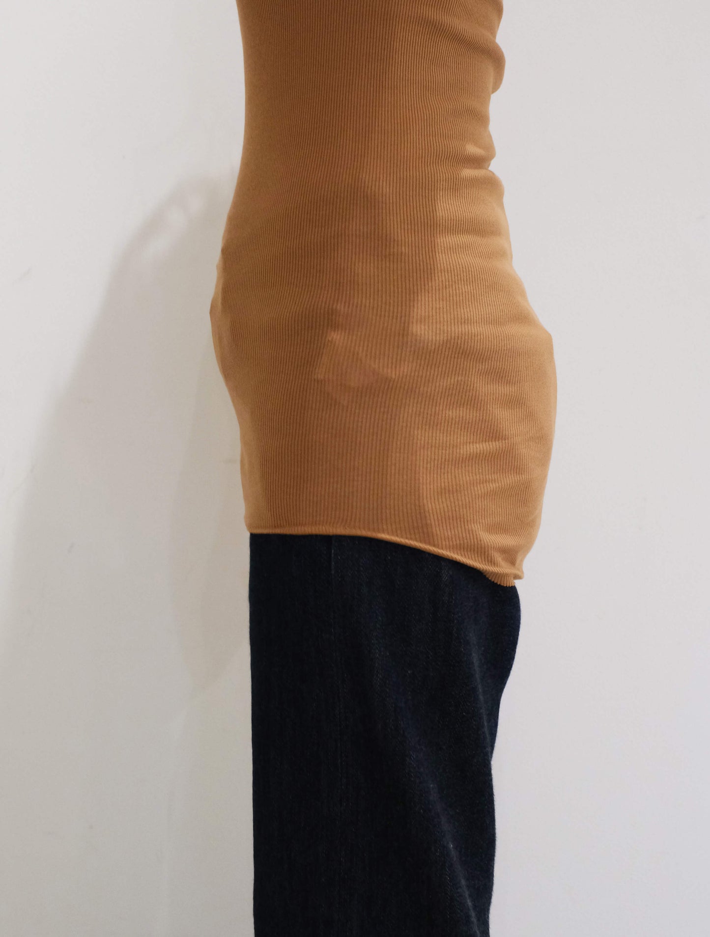 オーガニックコットンリブクルーネック ロンT (1dozen)