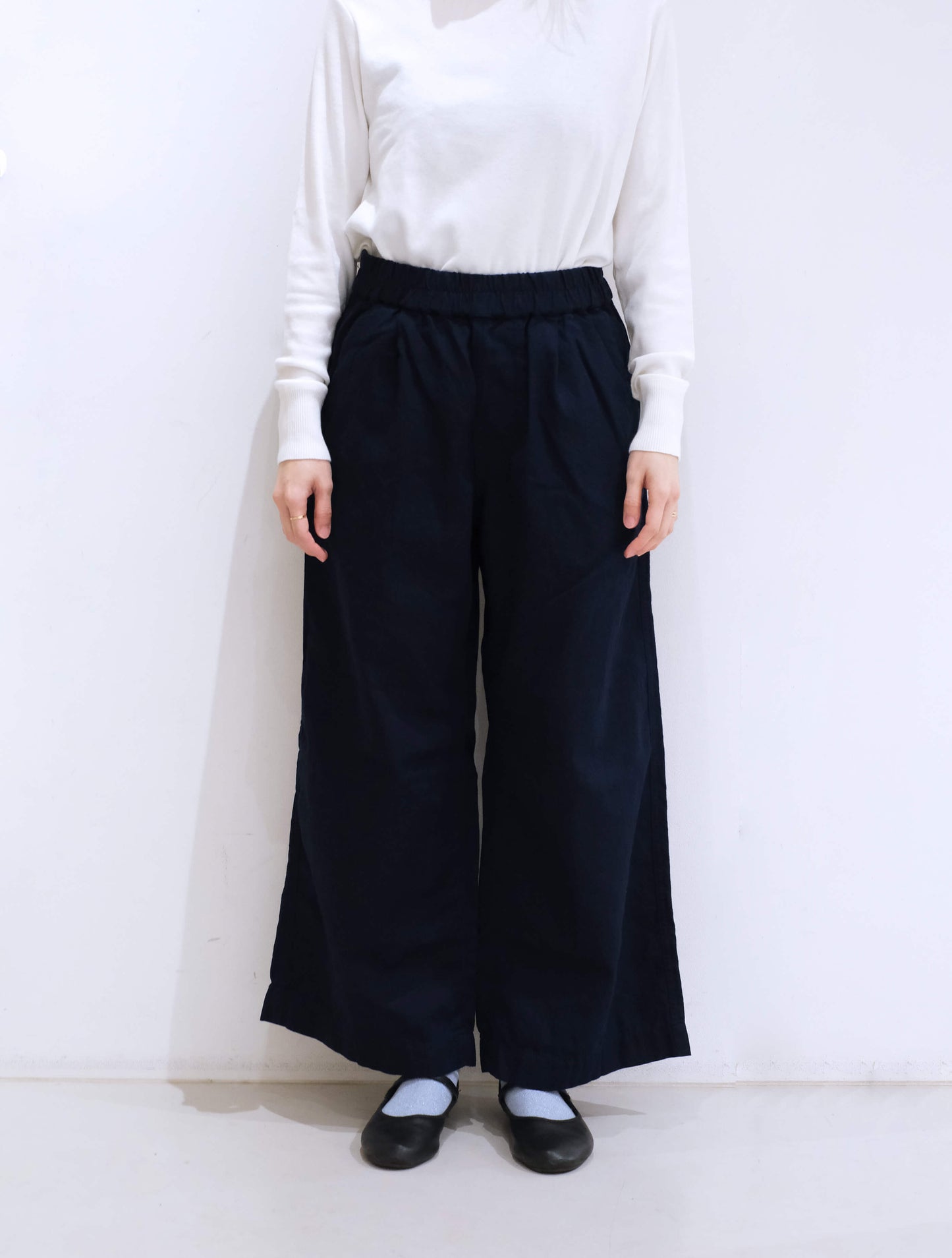 DENIMイージーワイドパンツ(CHEVAL plus)