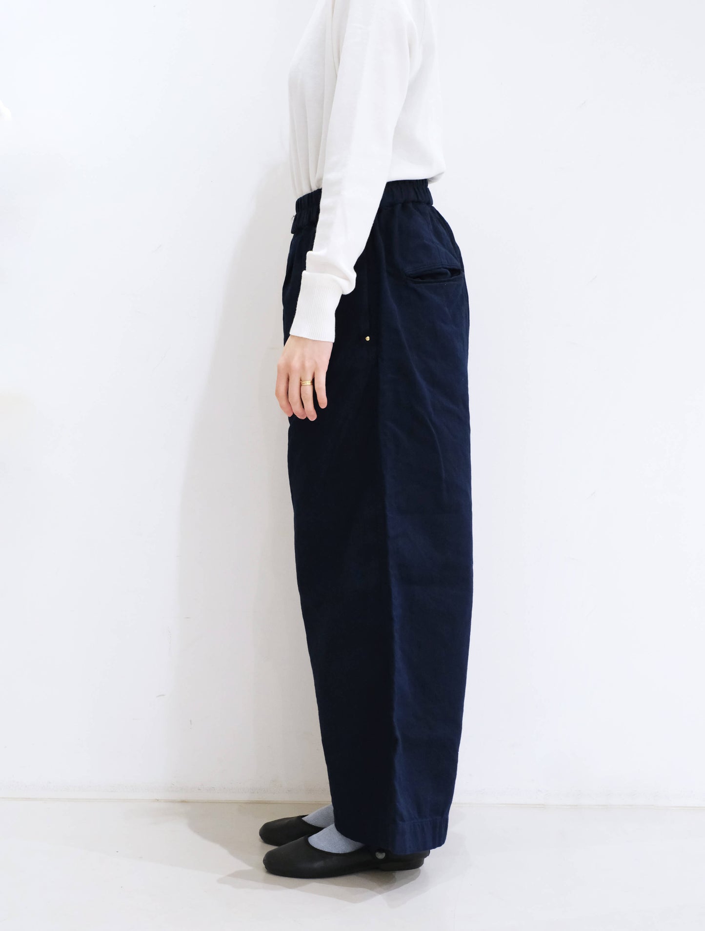 DENIMイージーワイドパンツ(CHEVAL plus)