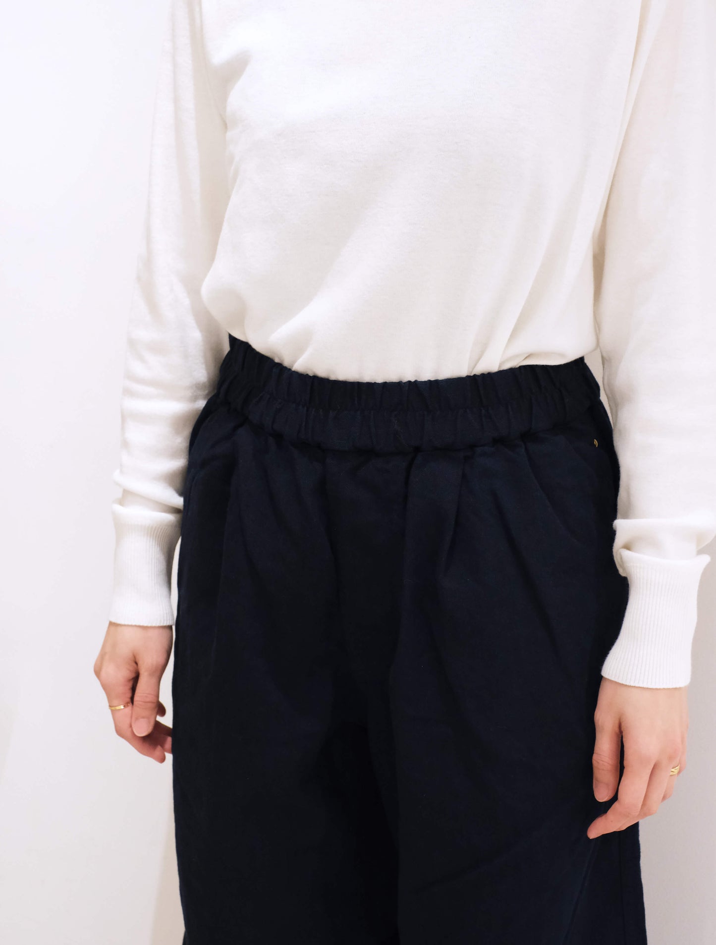 DENIMイージーワイドパンツ(CHEVAL plus)