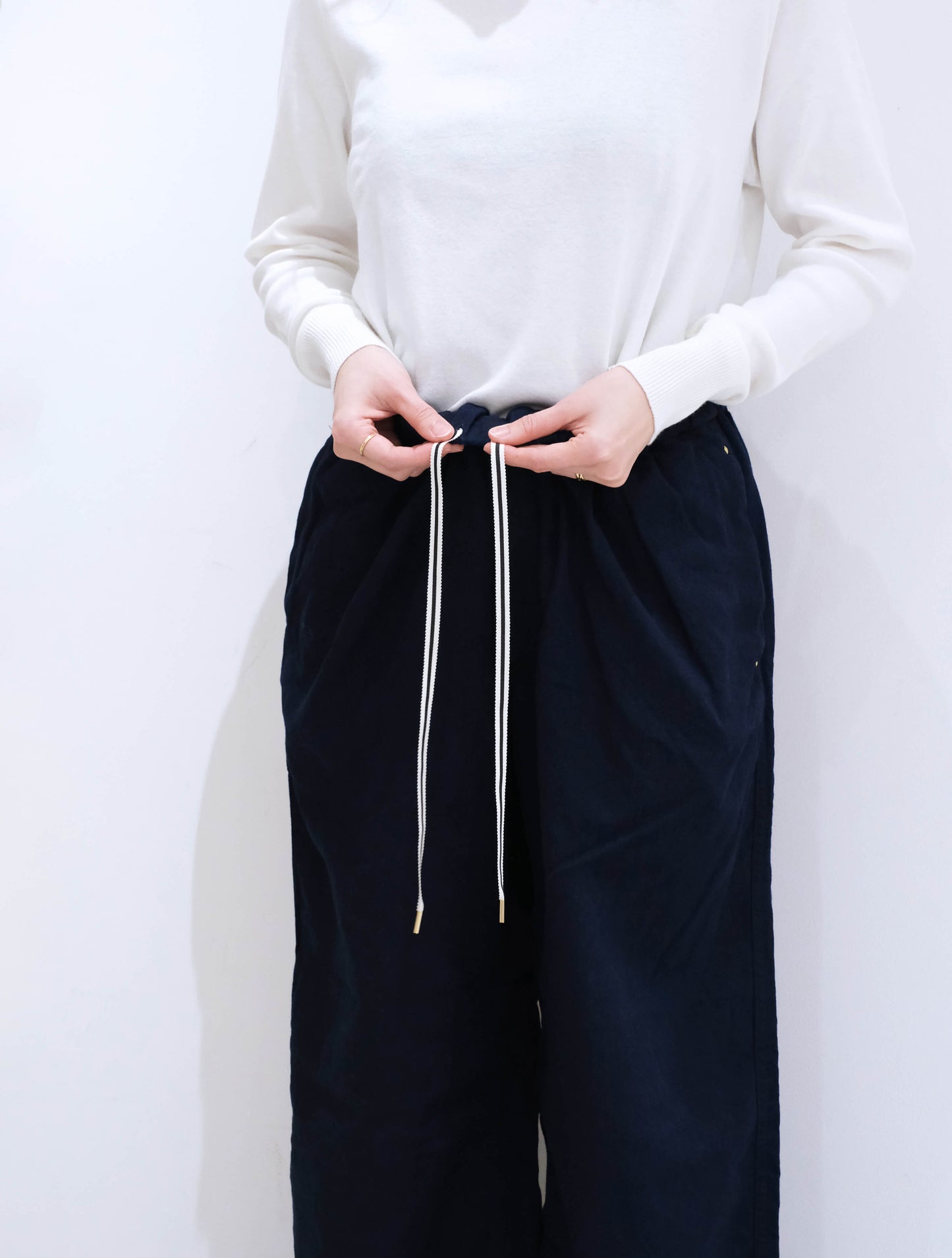 DENIMイージーワイドパンツ(CHEVAL plus)