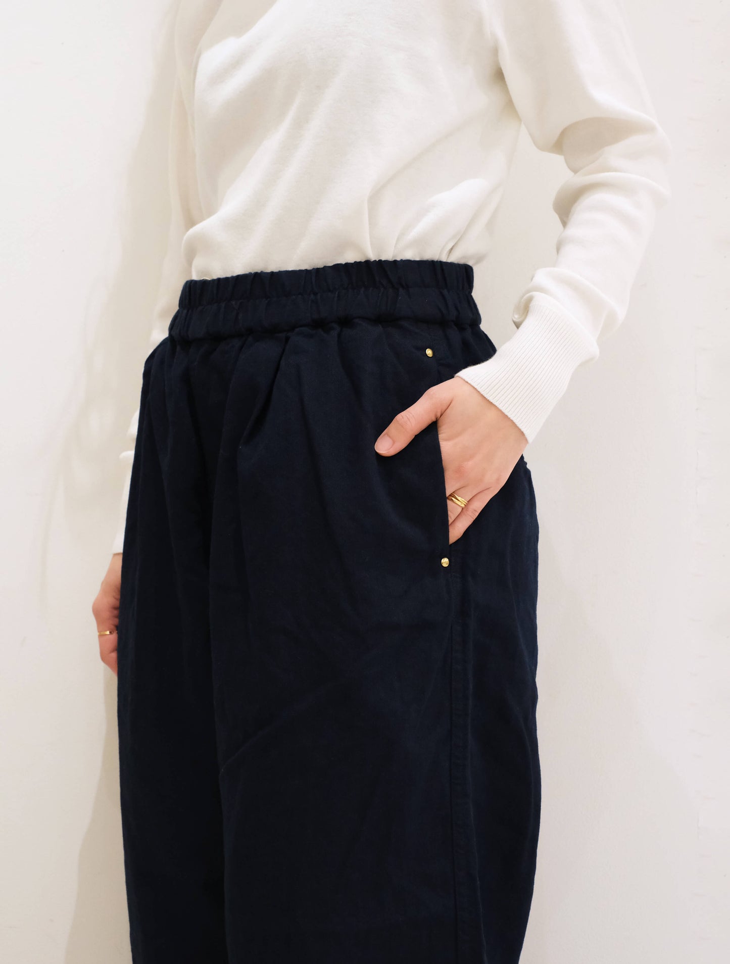 DENIMイージーワイドパンツ(CHEVAL plus)