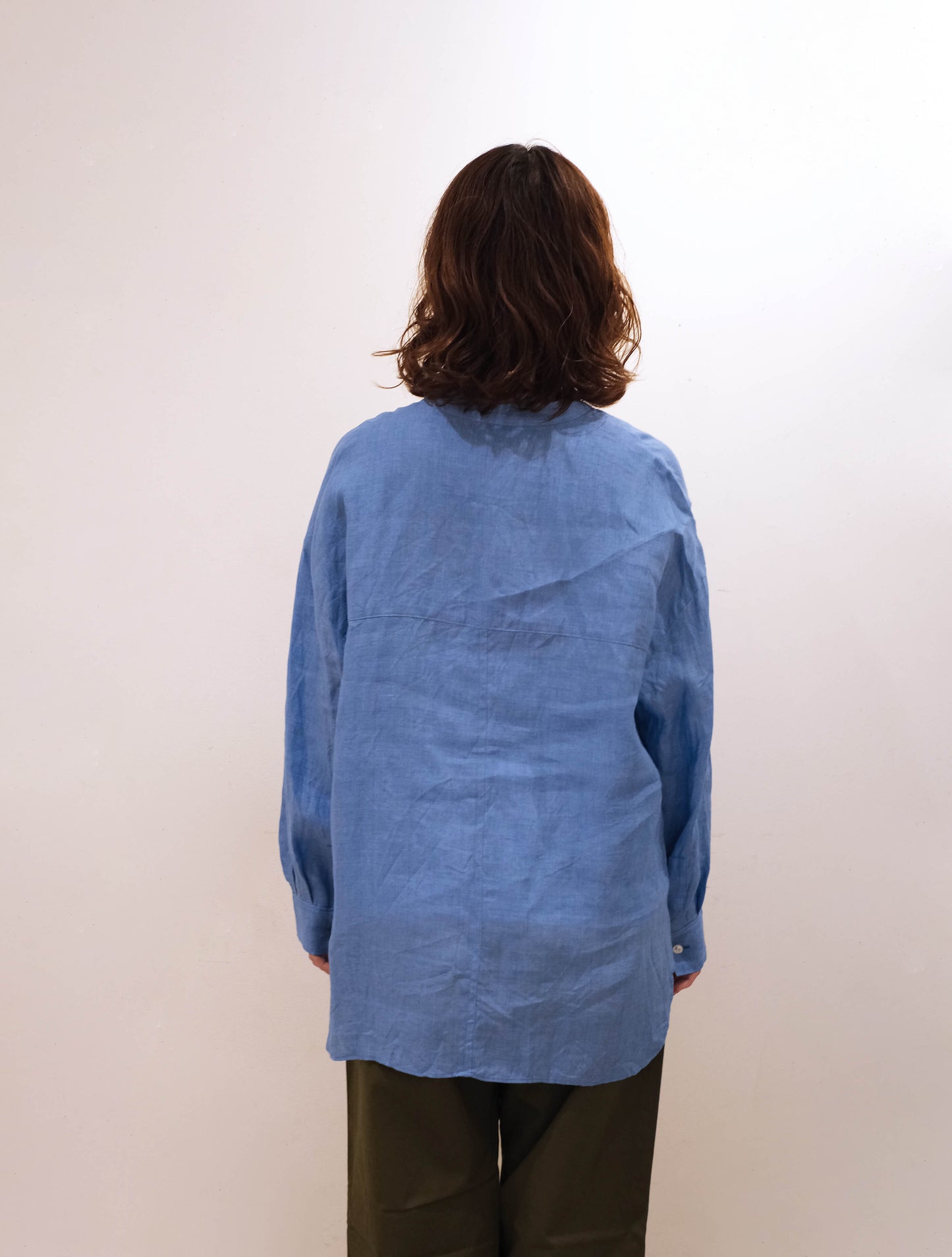 flap shirt "CANCLINI Linen" (Lim home)