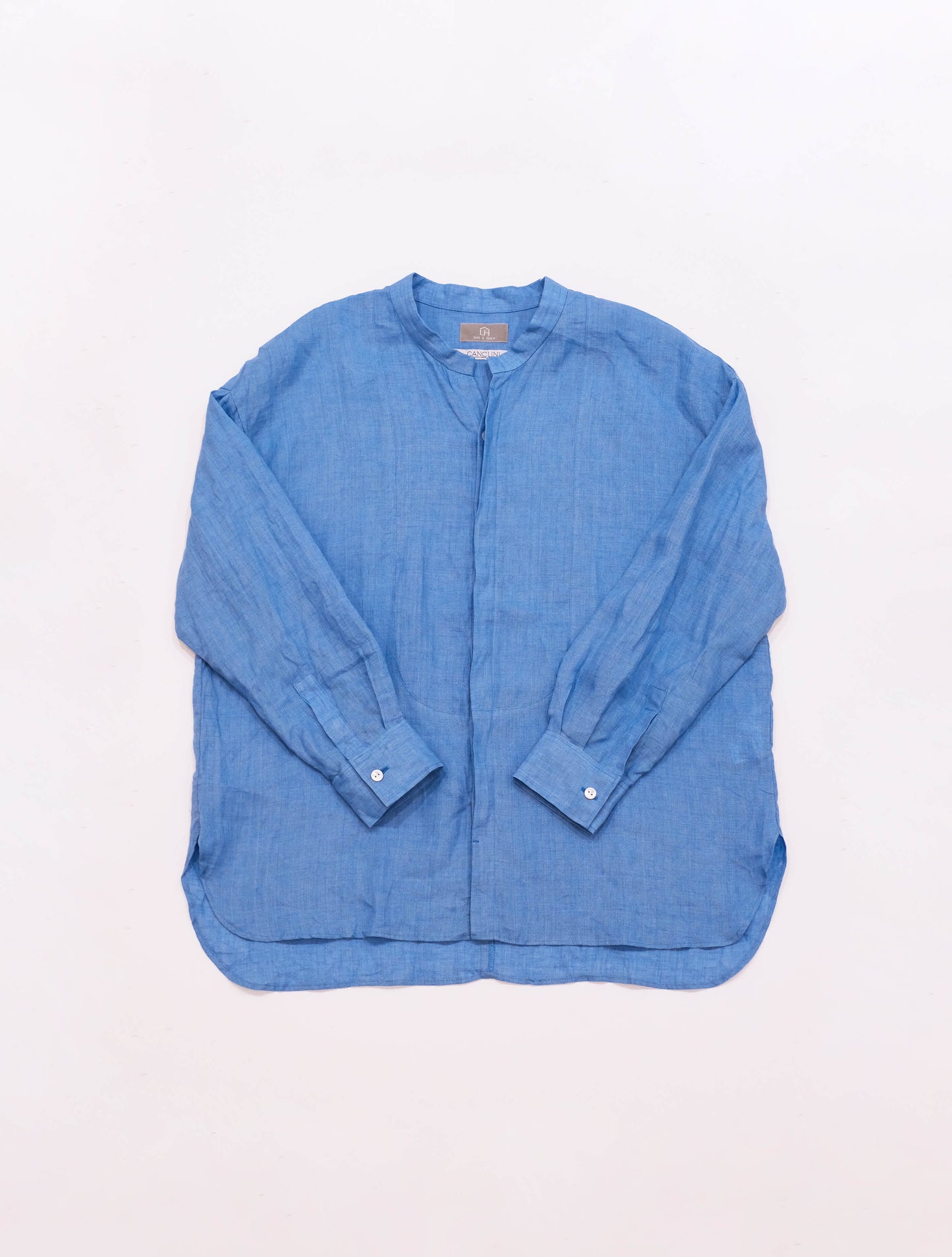 flap shirt "CANCLINI Linen" (Lim home)